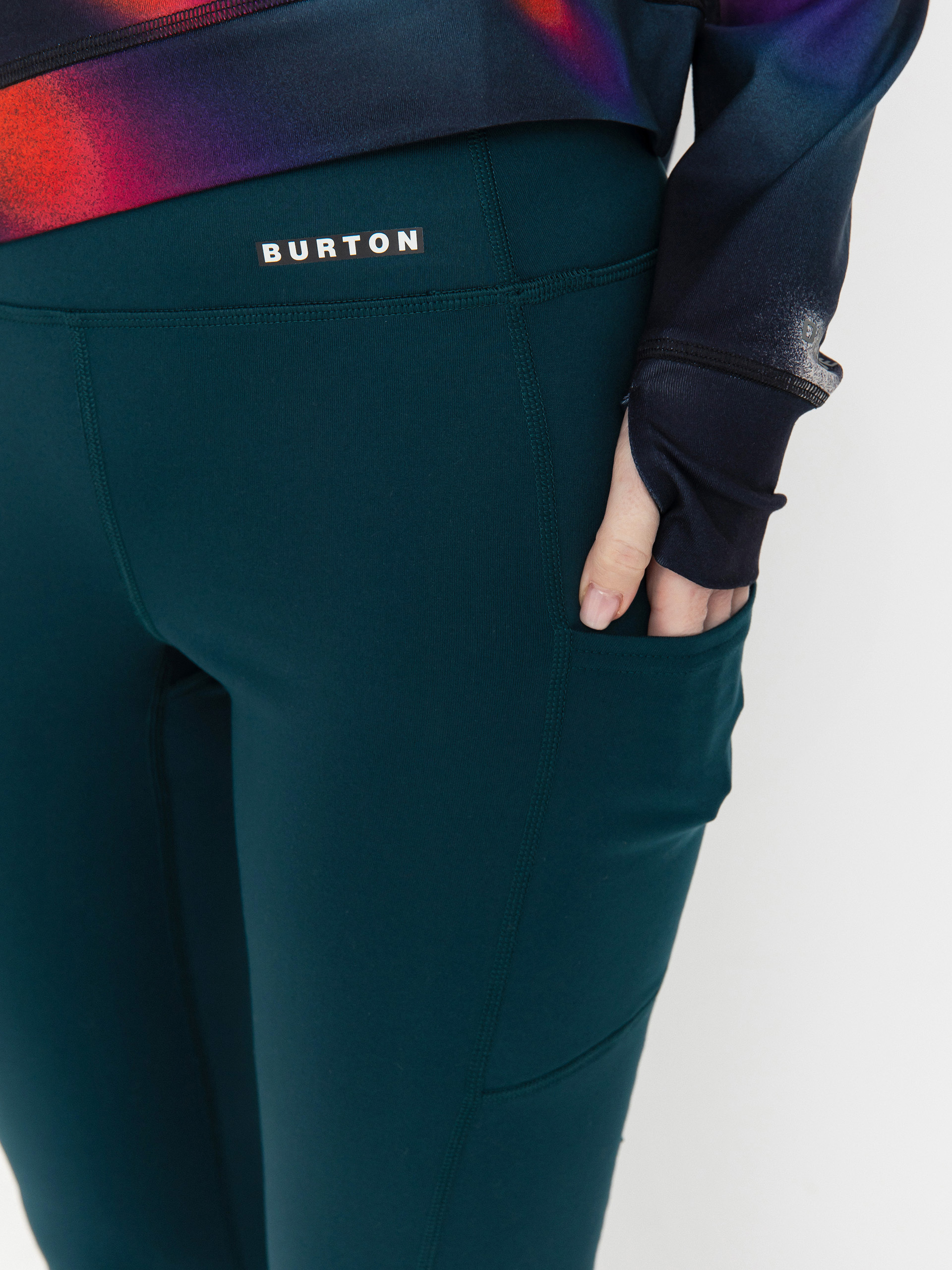 Dámske Termolegíny Burton Midweight X (deep emerald)