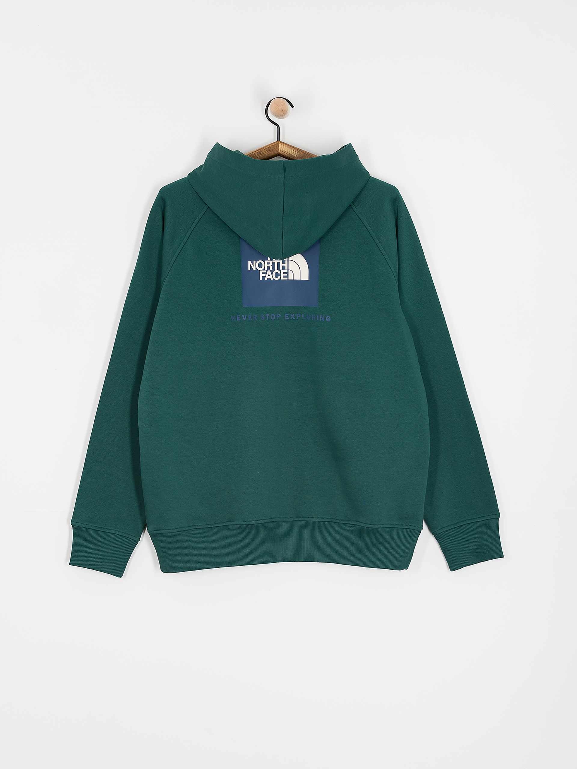 Mikina s kapucňou The North Face Raglan Box Nse HD (deep nori/estate blue)