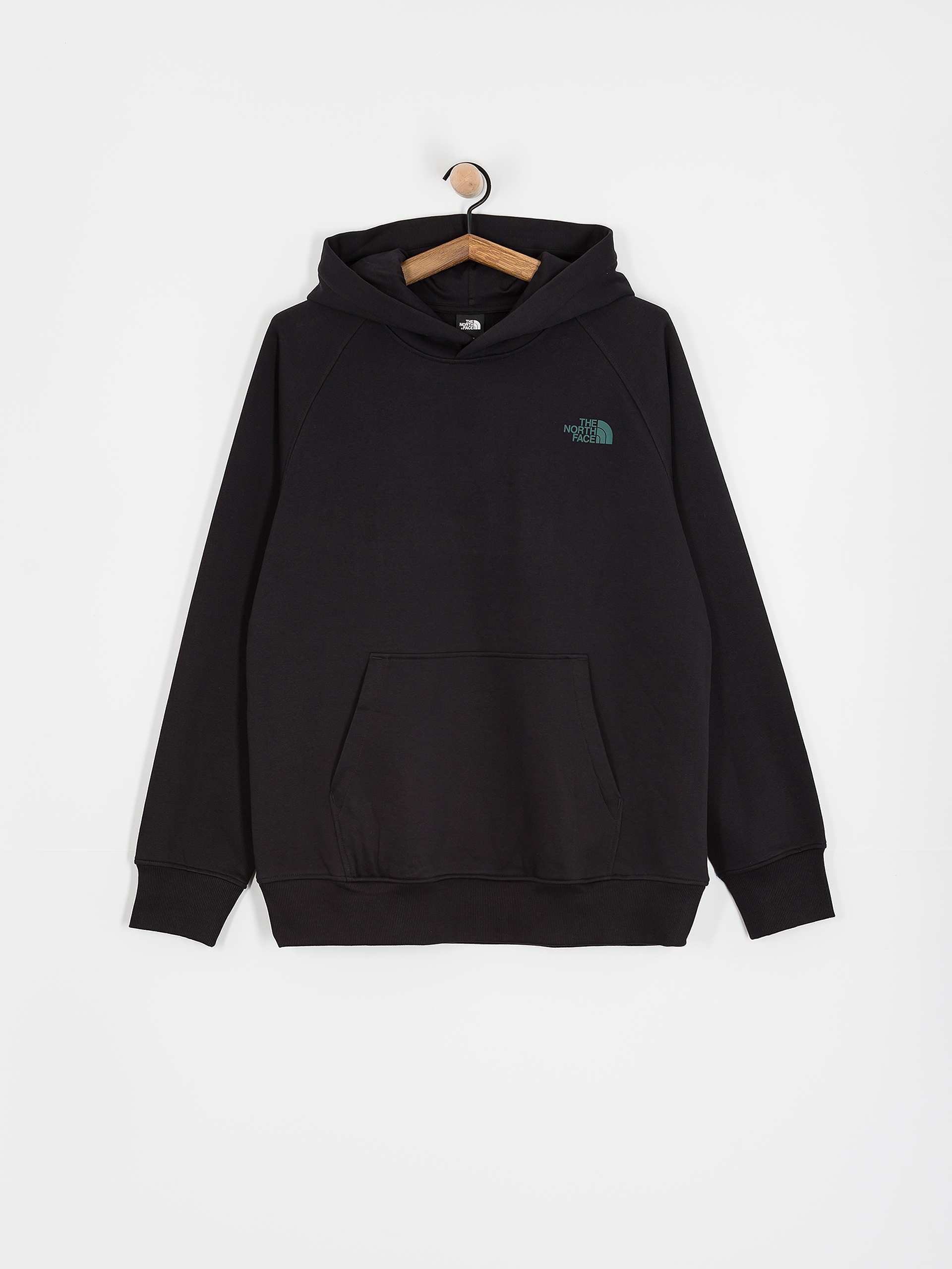 Mikina s kapucňou The North Face Raglan Box Nse Tailgrid Infill HD (tnf black/deep nori tra)