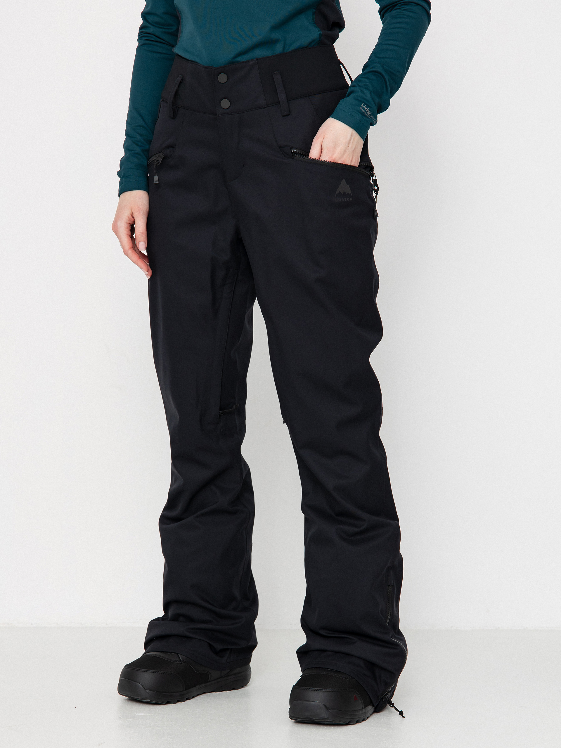 Snowboardovu00e9 nohavice Burton Marcy High Rise High Stretch Wmn (true black)