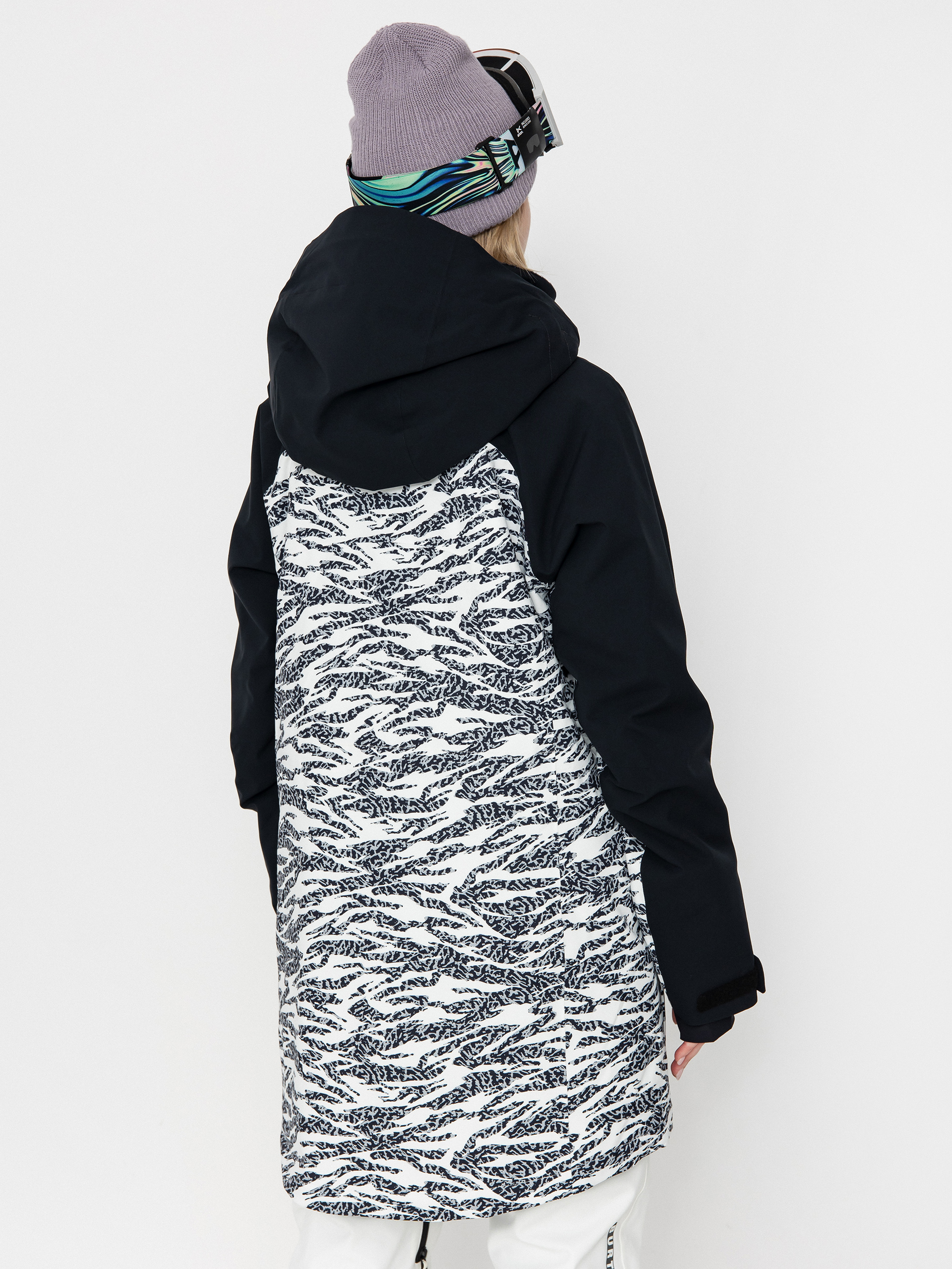 Dámska Snowboardová bunda Burton Prowess 2.0 (true black/zebra camo)