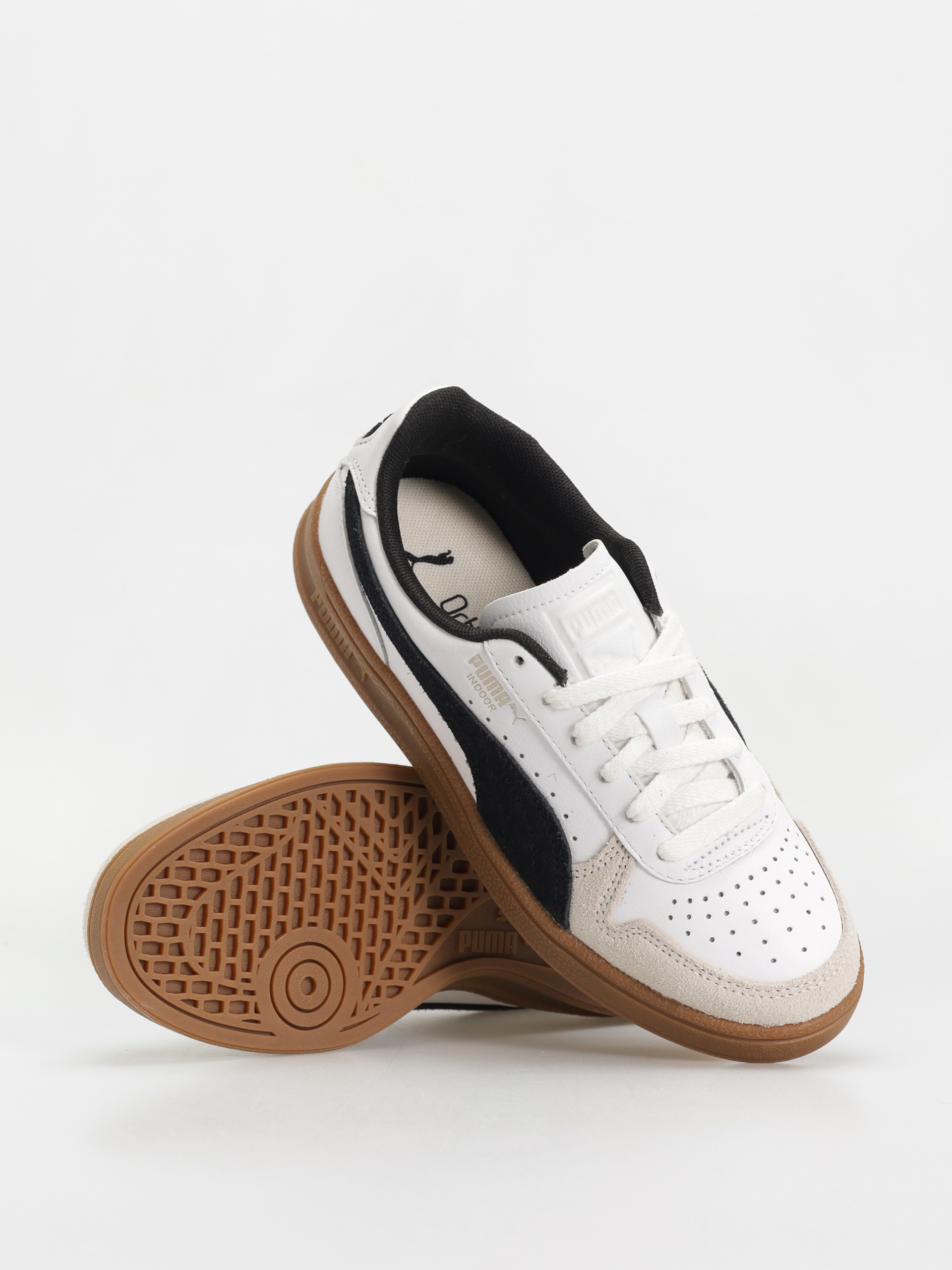 Topánky Puma Indoor (puma white puma black gum)
