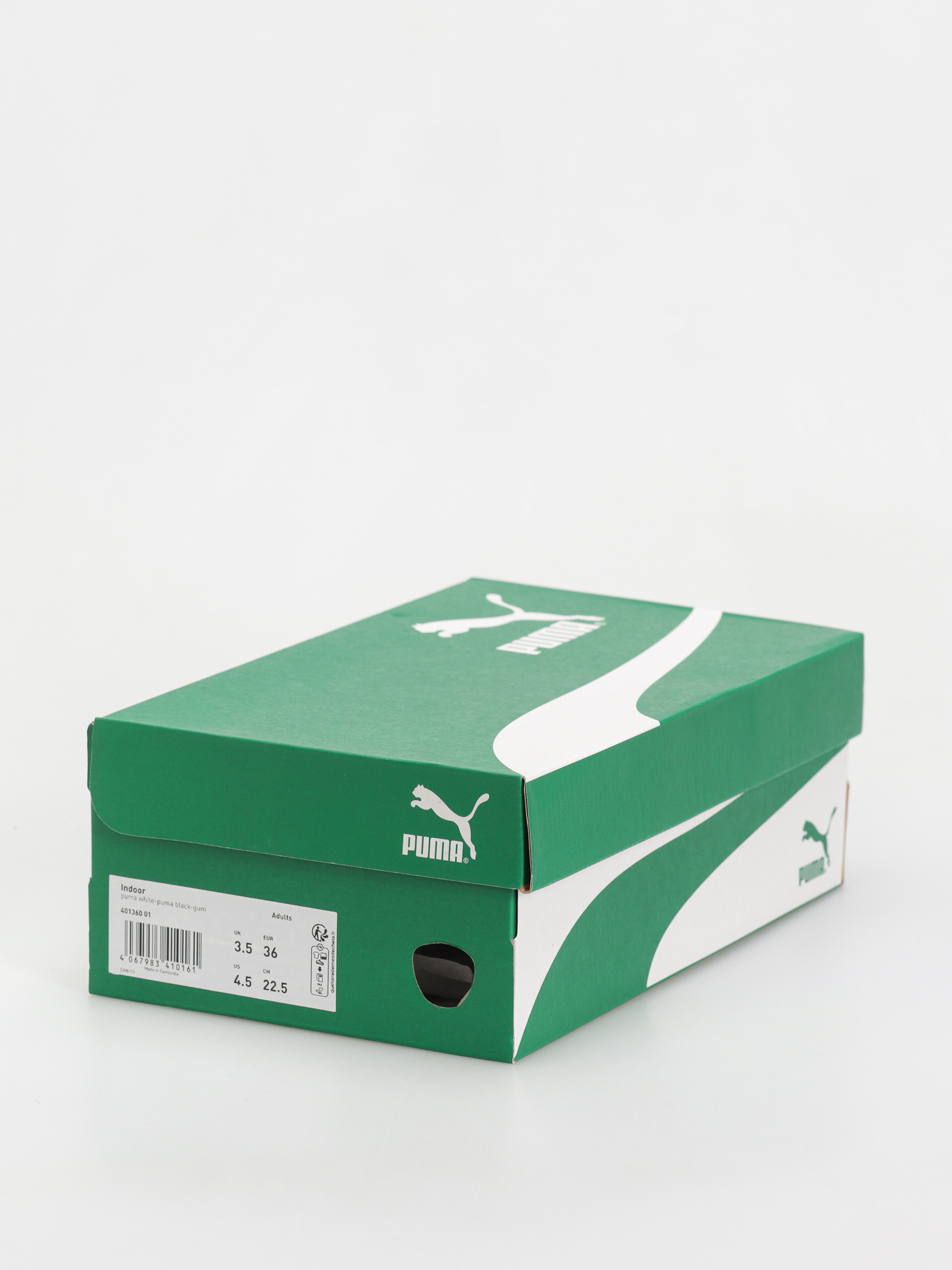 Topánky Puma Indoor (puma white puma black gum)