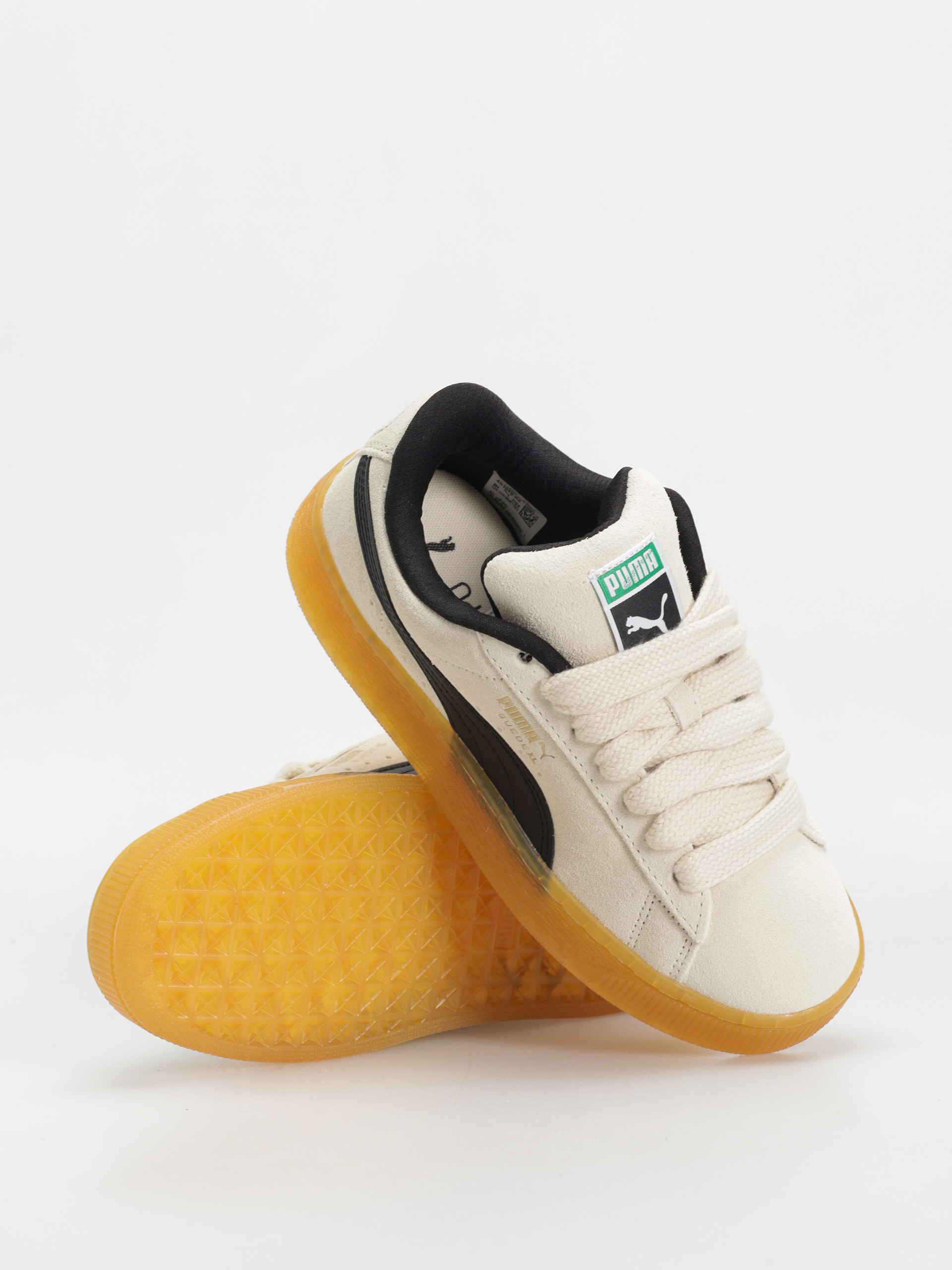 Topánky Puma Suede XL Dark Risk (alpine snow puma black)