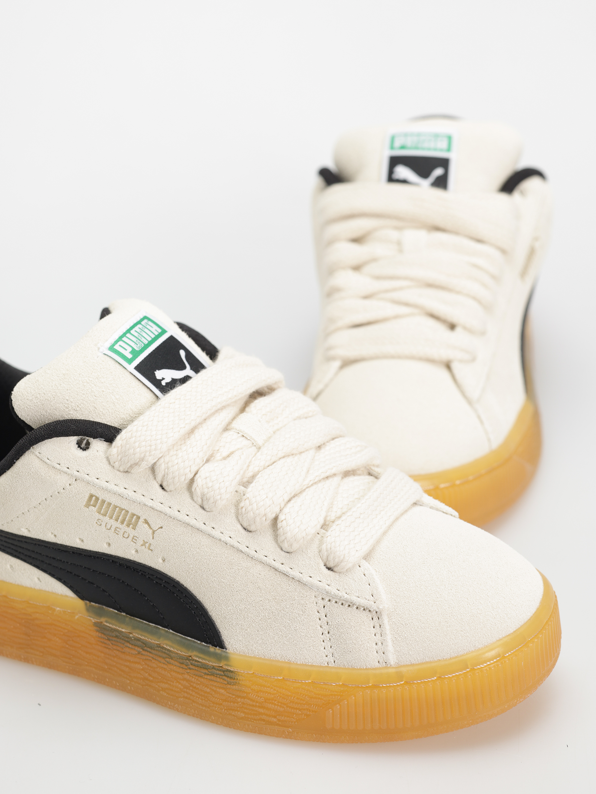 Topánky Puma Suede XL Dark Risk (alpine snow puma black)