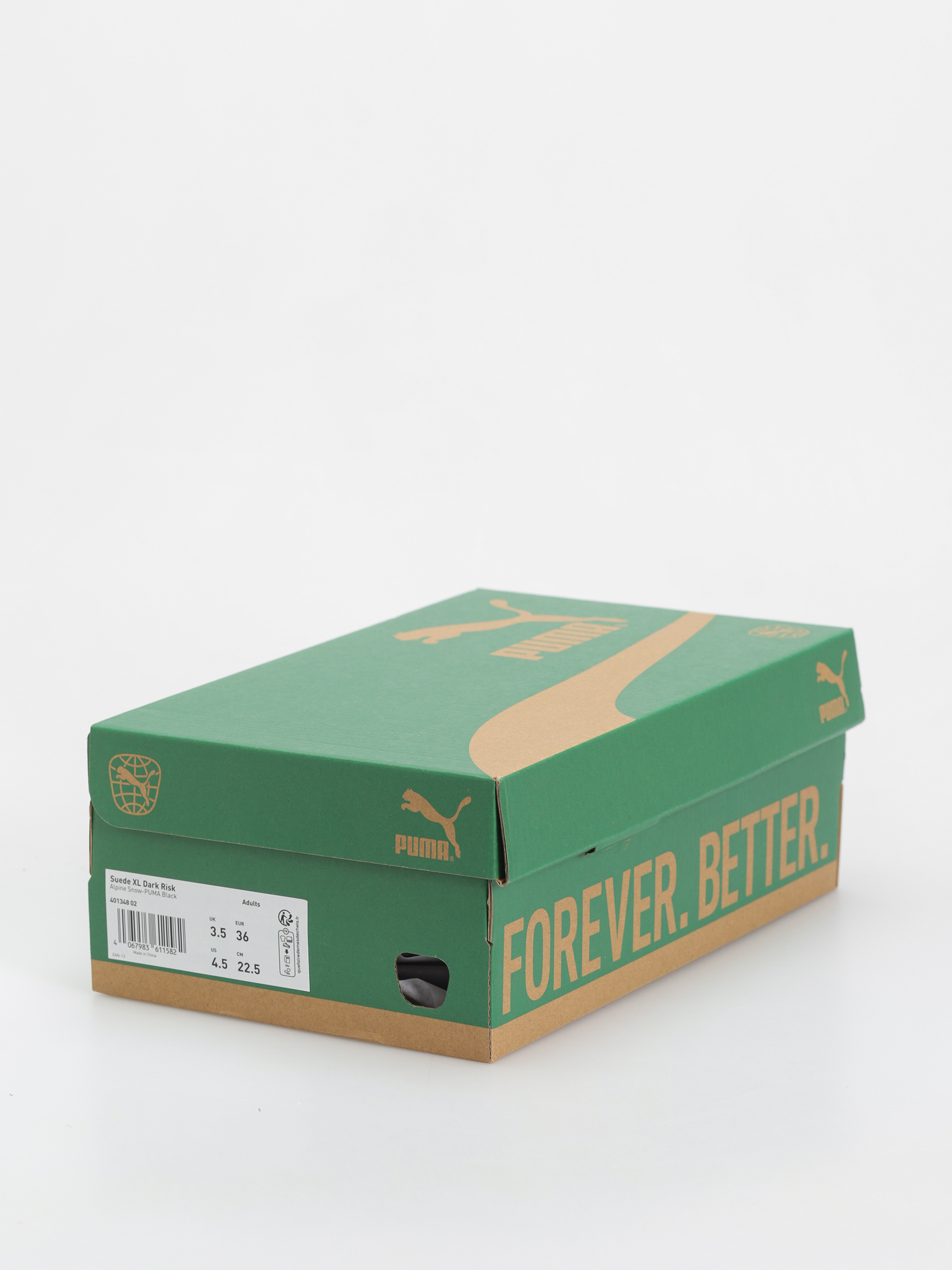 Topánky Puma Suede XL Dark Risk (alpine snow puma black)