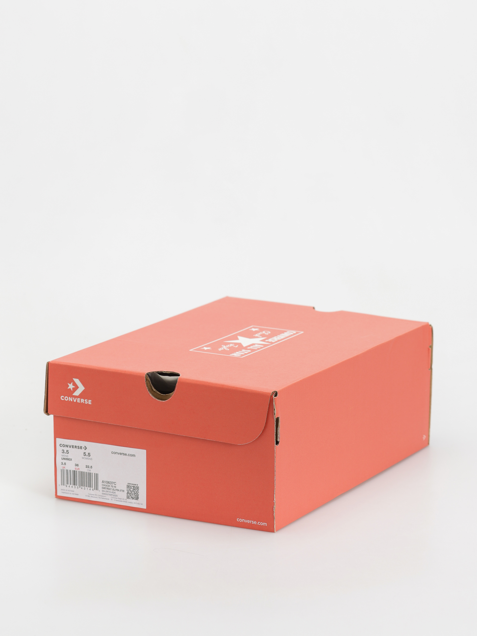 Tenisky Converse Chuck 70 Hi (egret/red/lt jellyfish jitter)