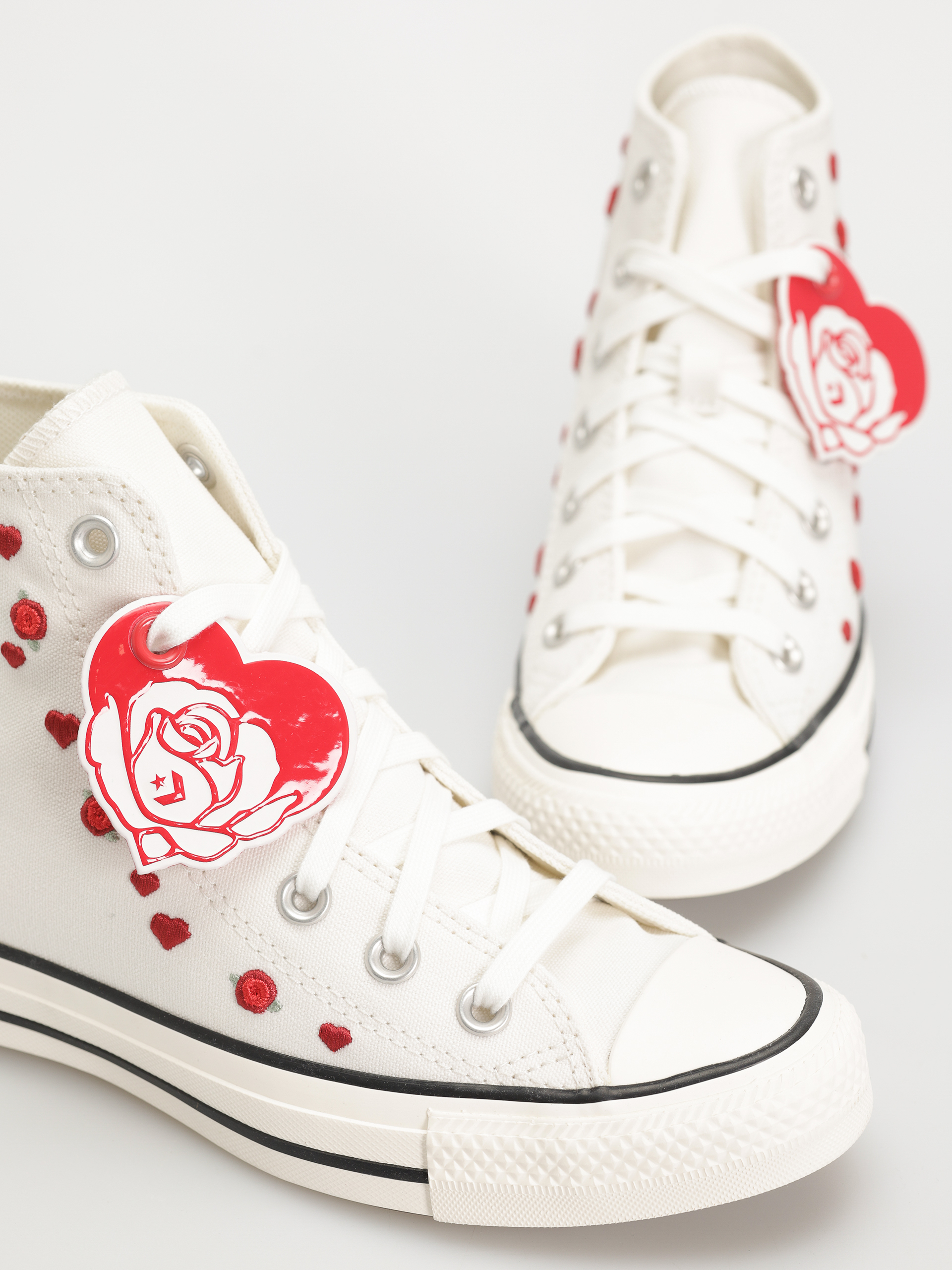 Tenisky Converse Chuck Taylor All Star Hi Wmn (vintage white/red/egret)