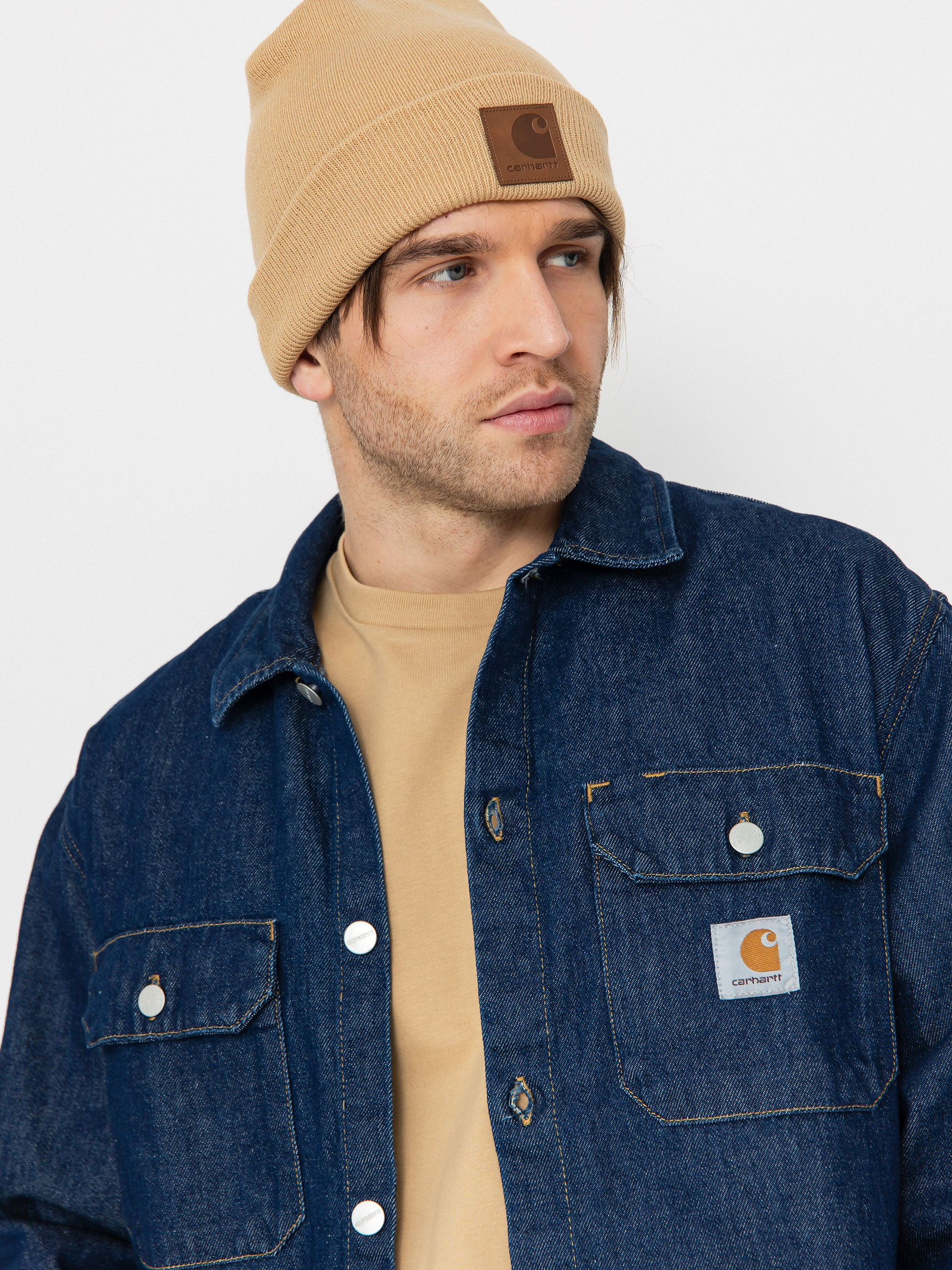 Košeľa Carhartt WIP Harvey (blue)