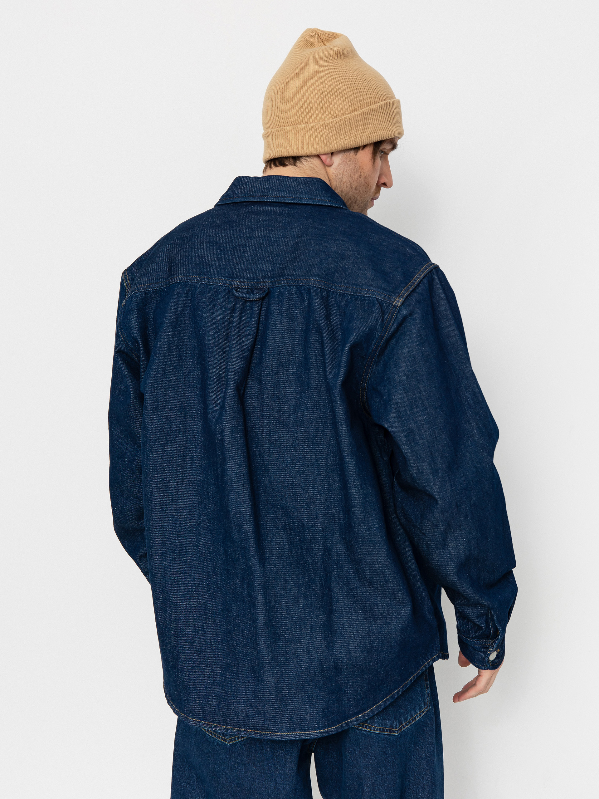 Košeľa Carhartt WIP Harvey (blue)