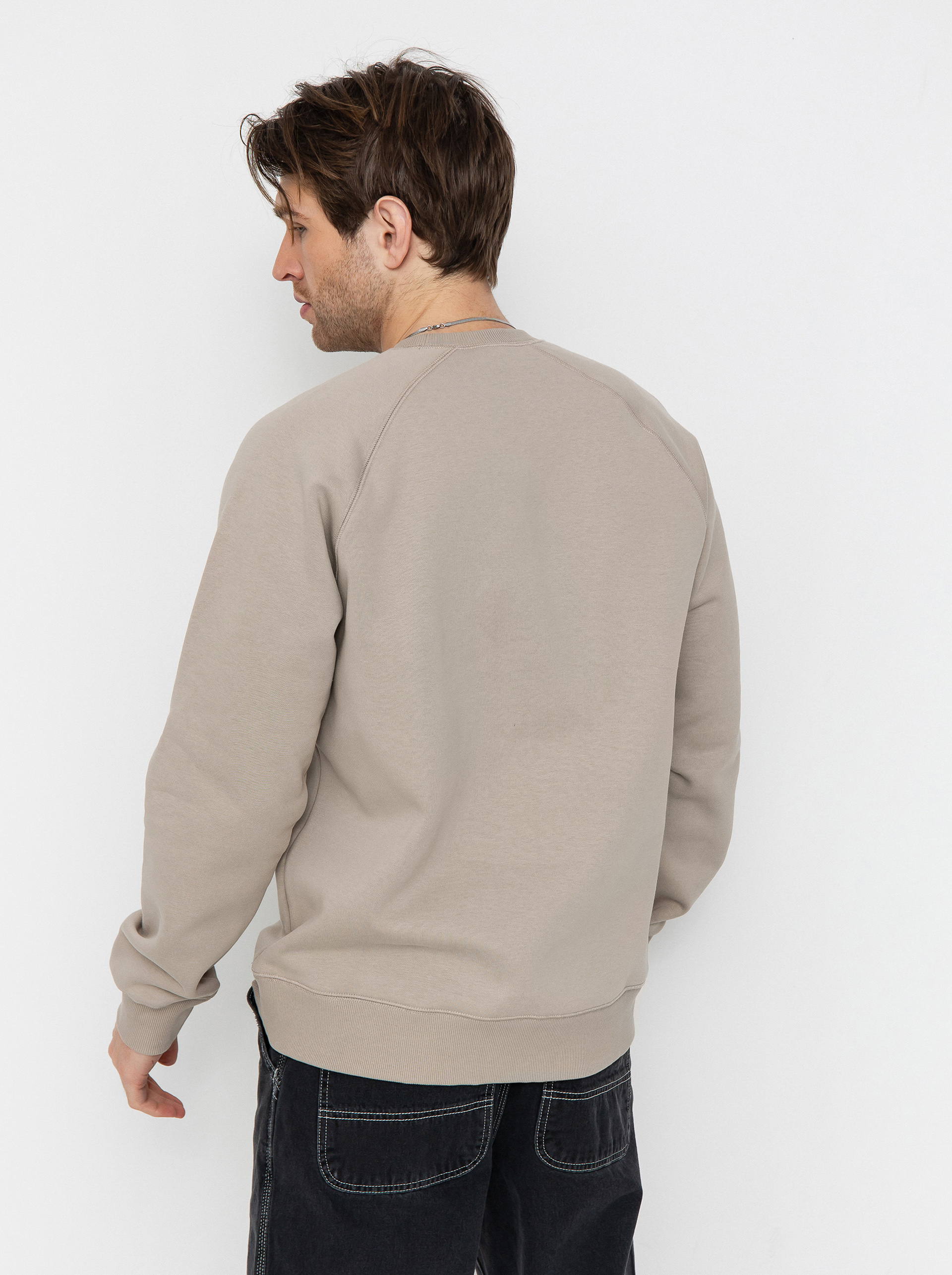 Mikina Carhartt WIP Chase (dusky beige/gold)