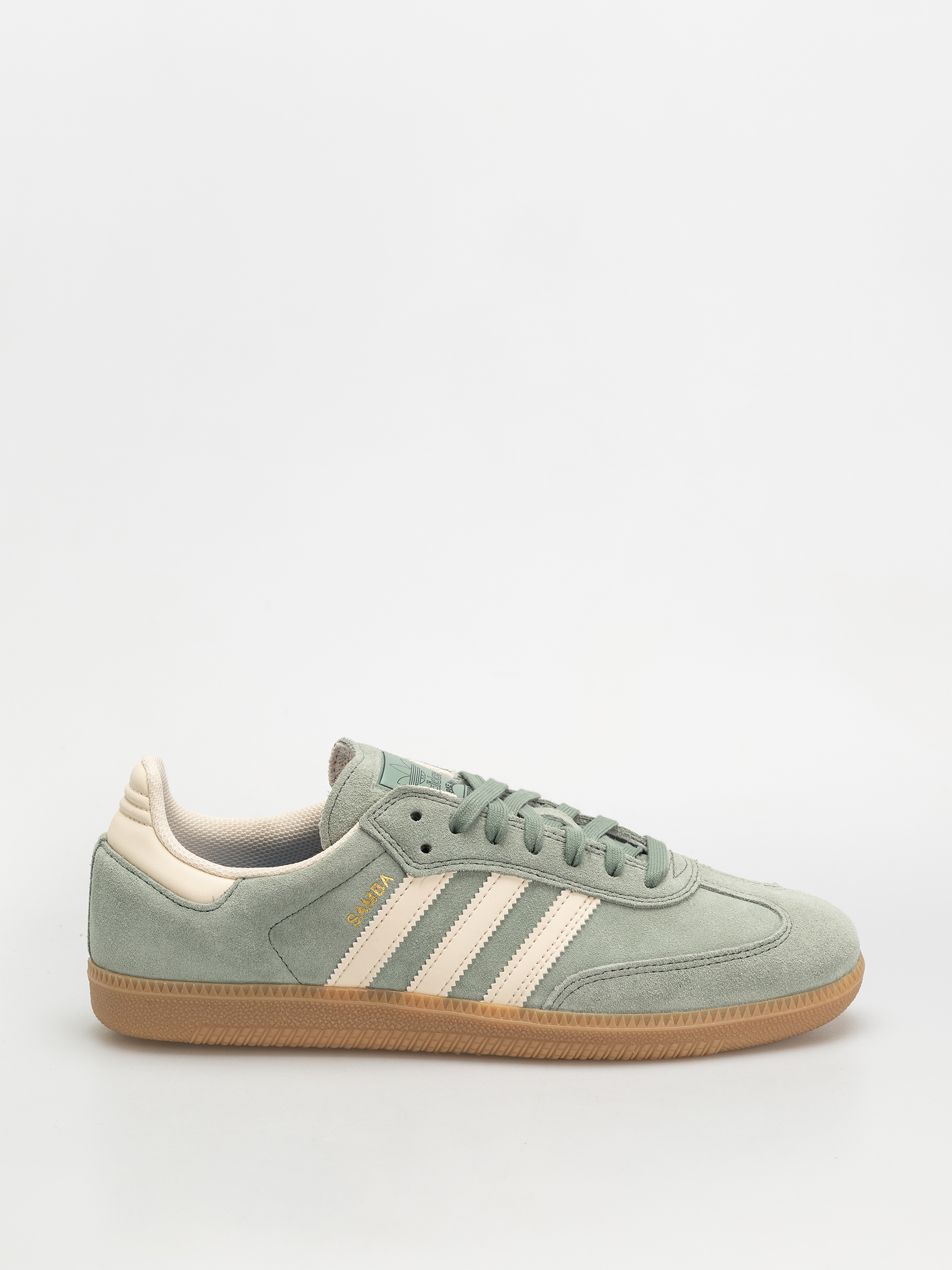 Topu00e1nky adidas Samba Adv (silgrn/wonwhi/goldmt)