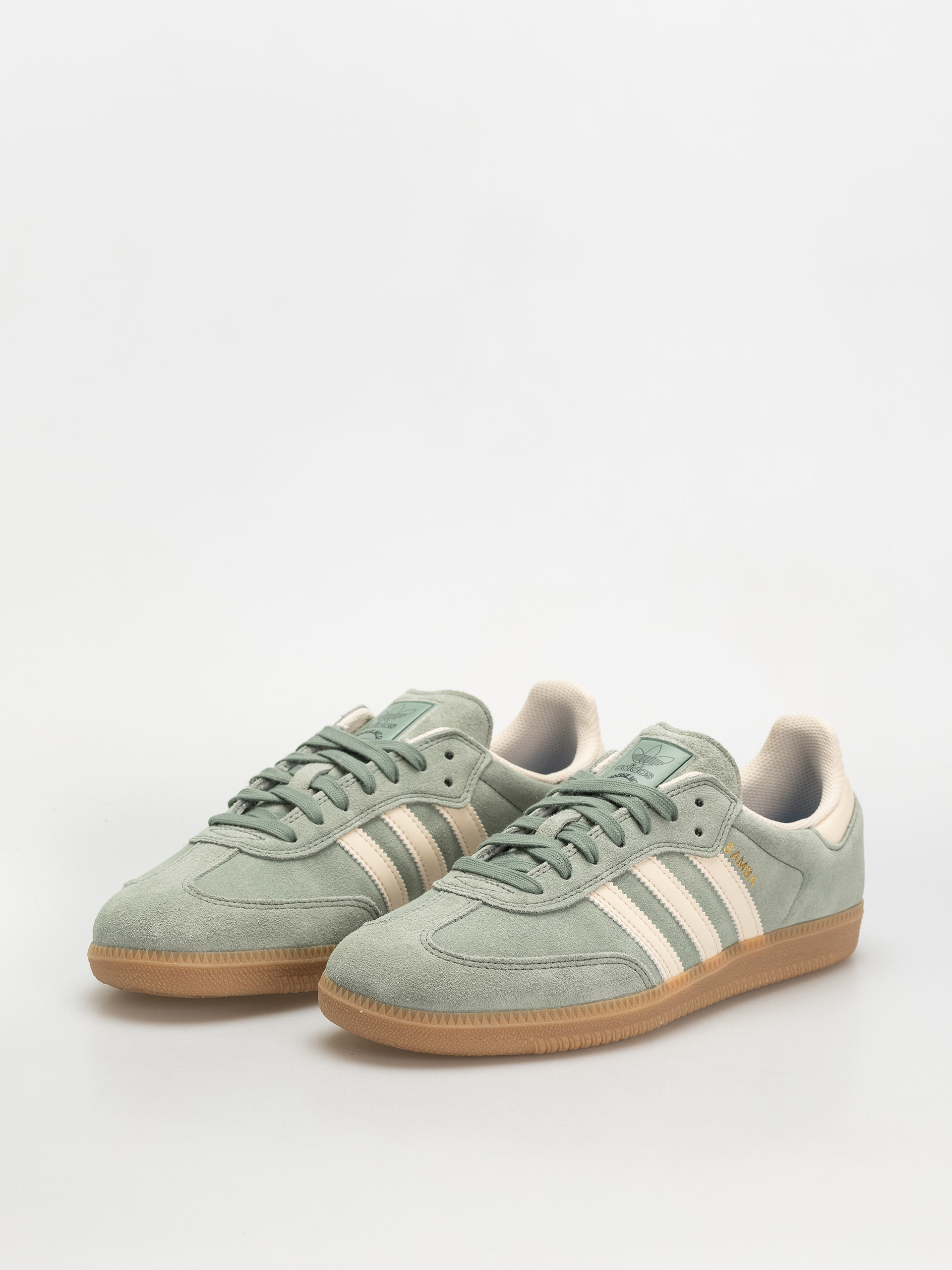 Topánky adidas Samba Adv (silgrn/wonwhi/goldmt)