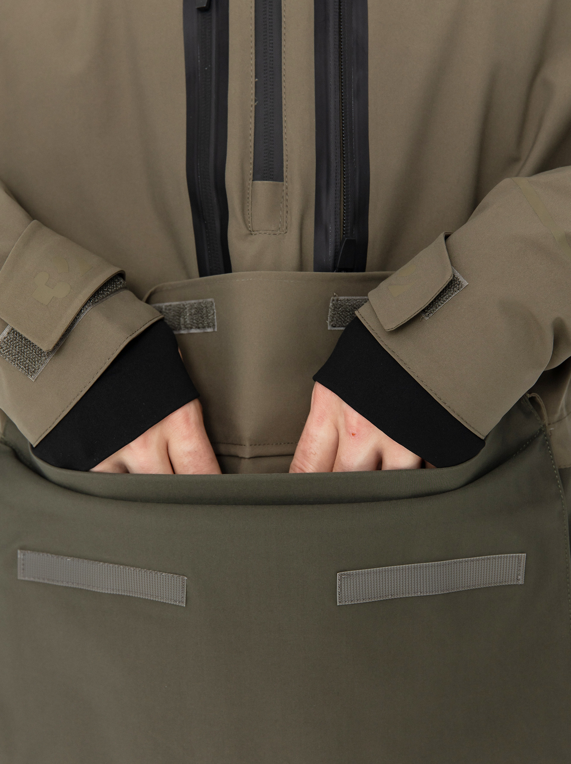 Pánska Snowboardová bunda ThirtyTwo Light Anorak (military)