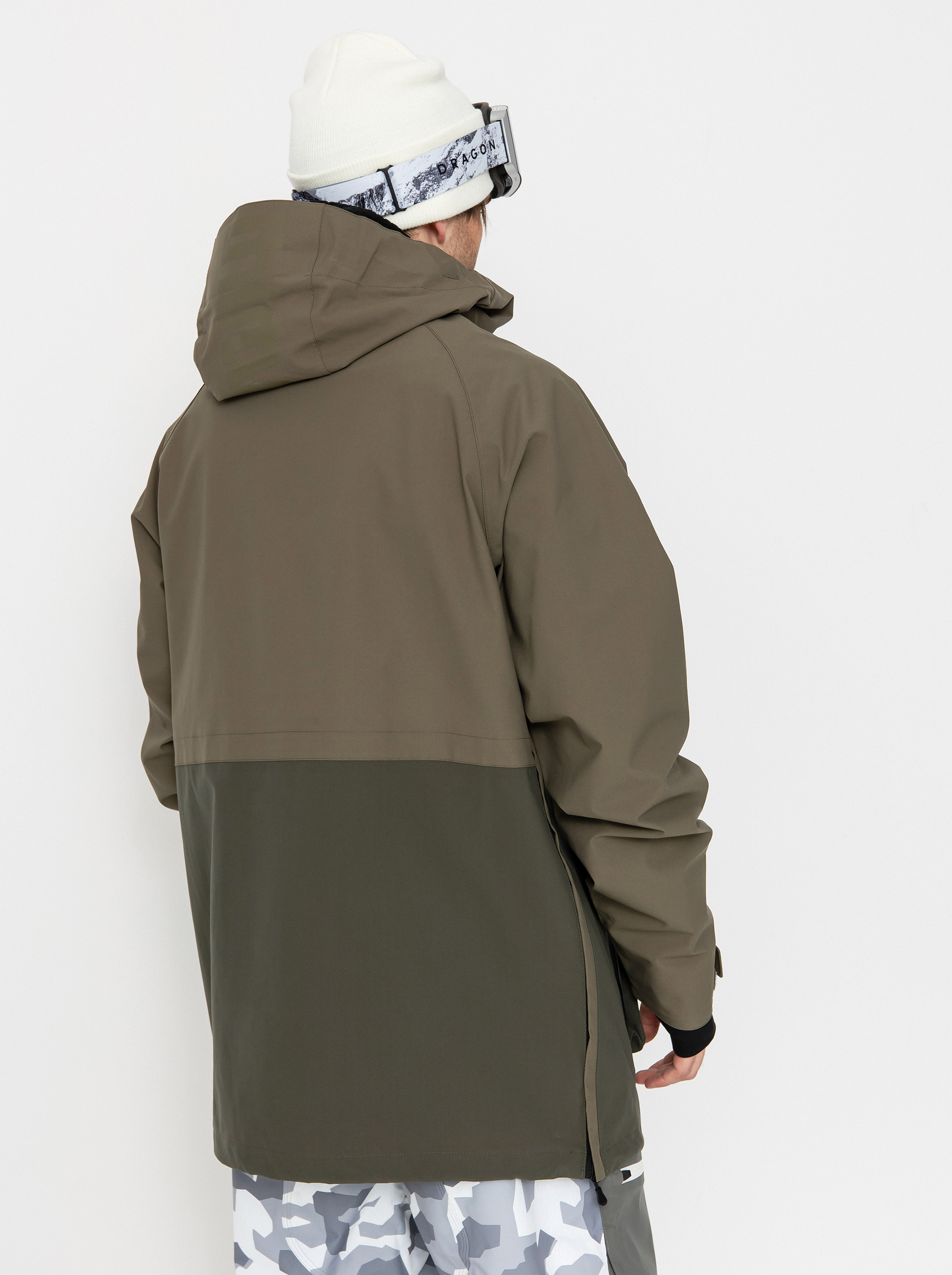 Pánska Snowboardová bunda ThirtyTwo Light Anorak (military)