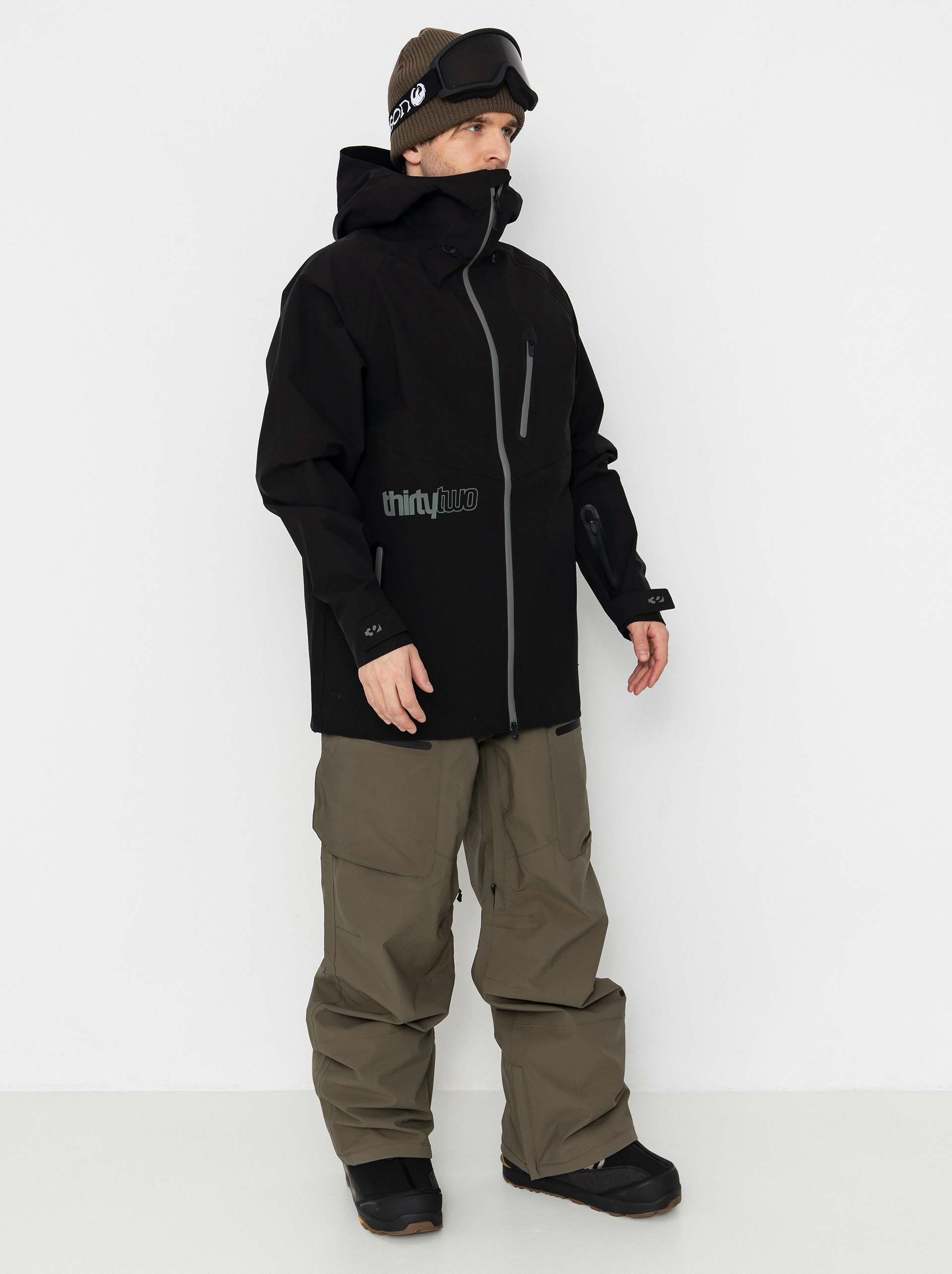 Pánska Snowboardová bunda ThirtyTwo Grasser (black)