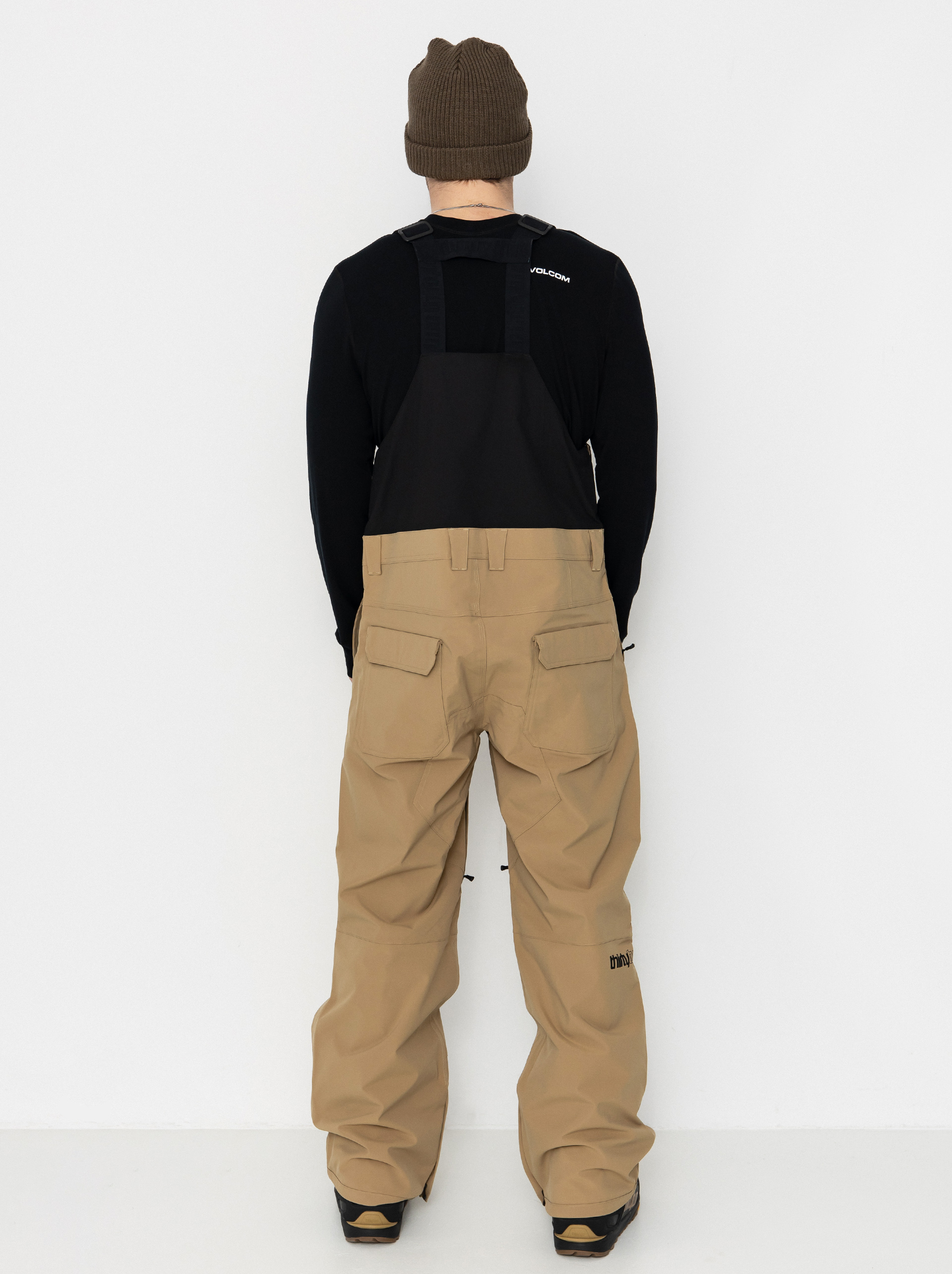 Pánske Snowboardové nohavice ThirtyTwo Basement Bib (khaki)