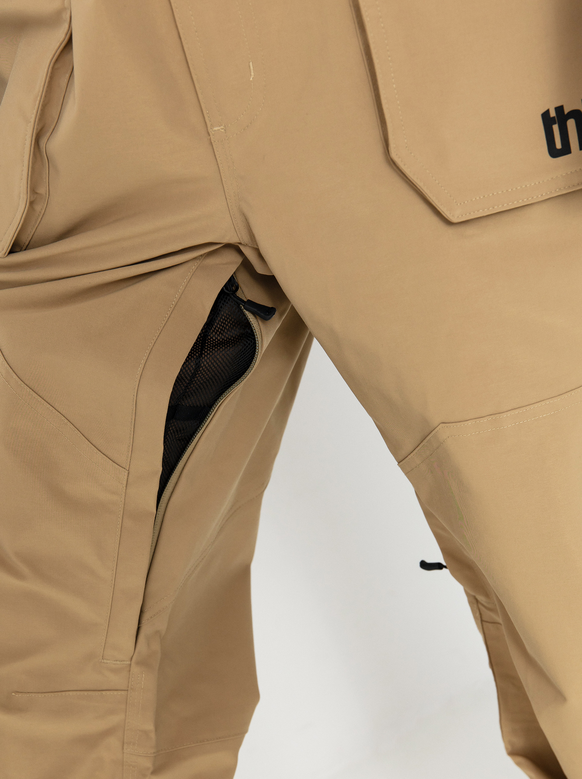 Pánske Snowboardové nohavice ThirtyTwo Basement Bib (khaki)