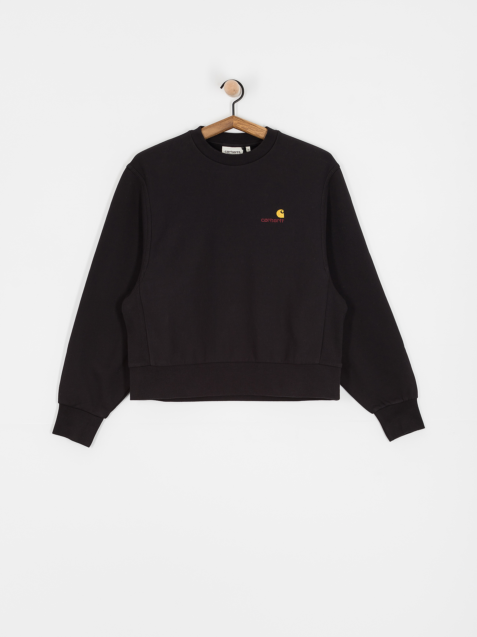 Mikina Carhartt WIP American Script Wmn (black)