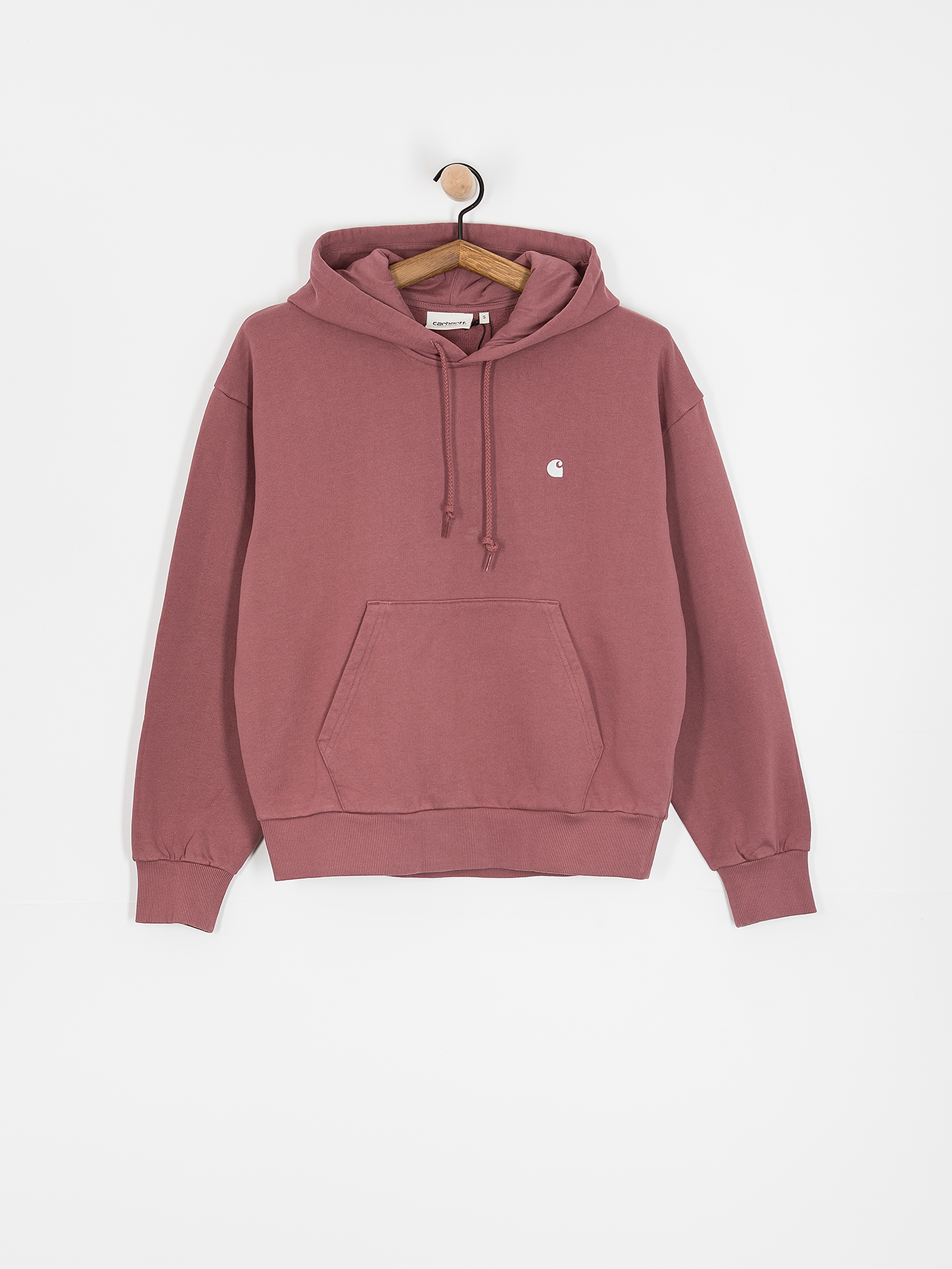 Mikina s kapucňou Carhartt WIP Casey HD Wmn (dusky pink/silver)