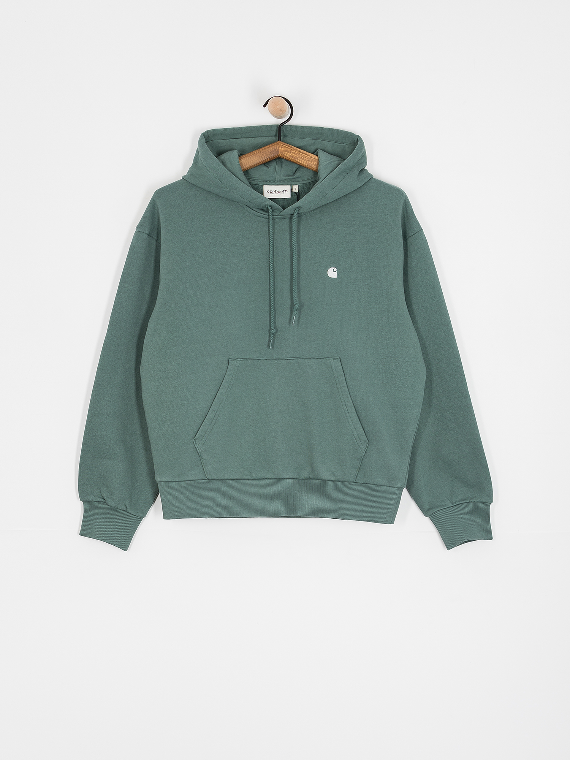 Mikina s kapucňou Carhartt WIP Casey HD Wmn (silver pine/silver)