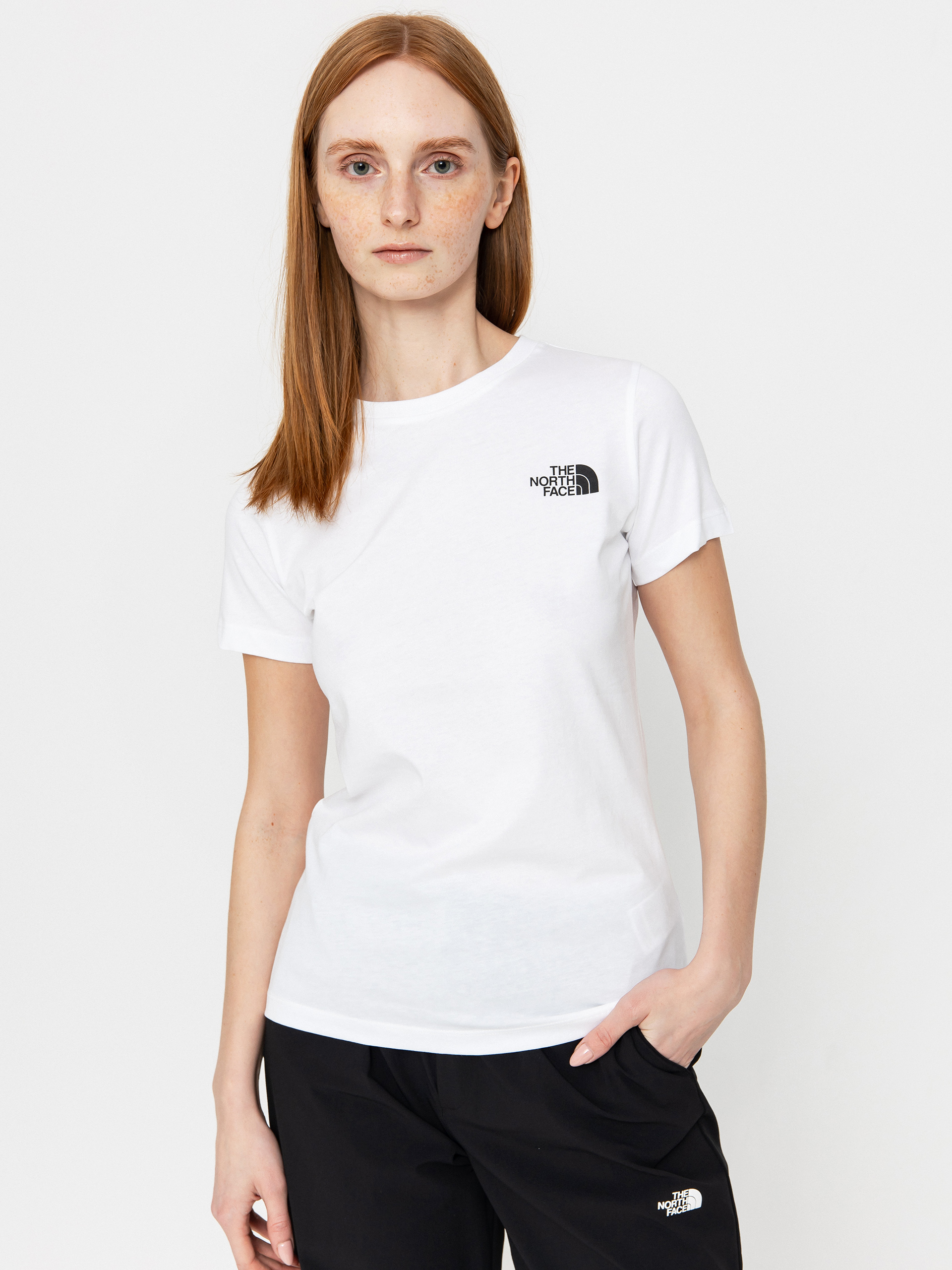 Tričko The North Face Box Nse Slim Wmn (tnf white)