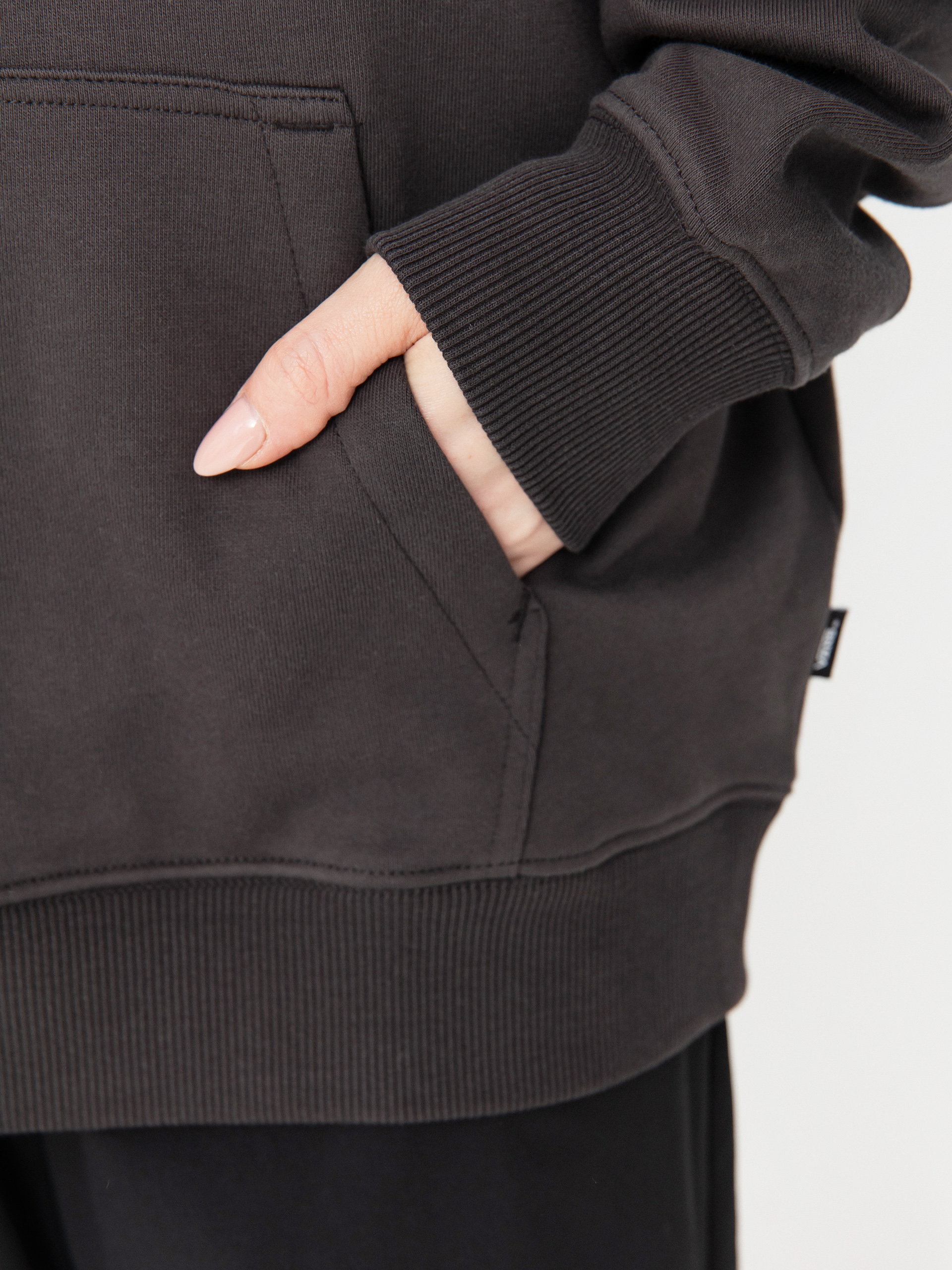 Mikina s kapucňou Vans Ethereal Os HD Wmn (black)