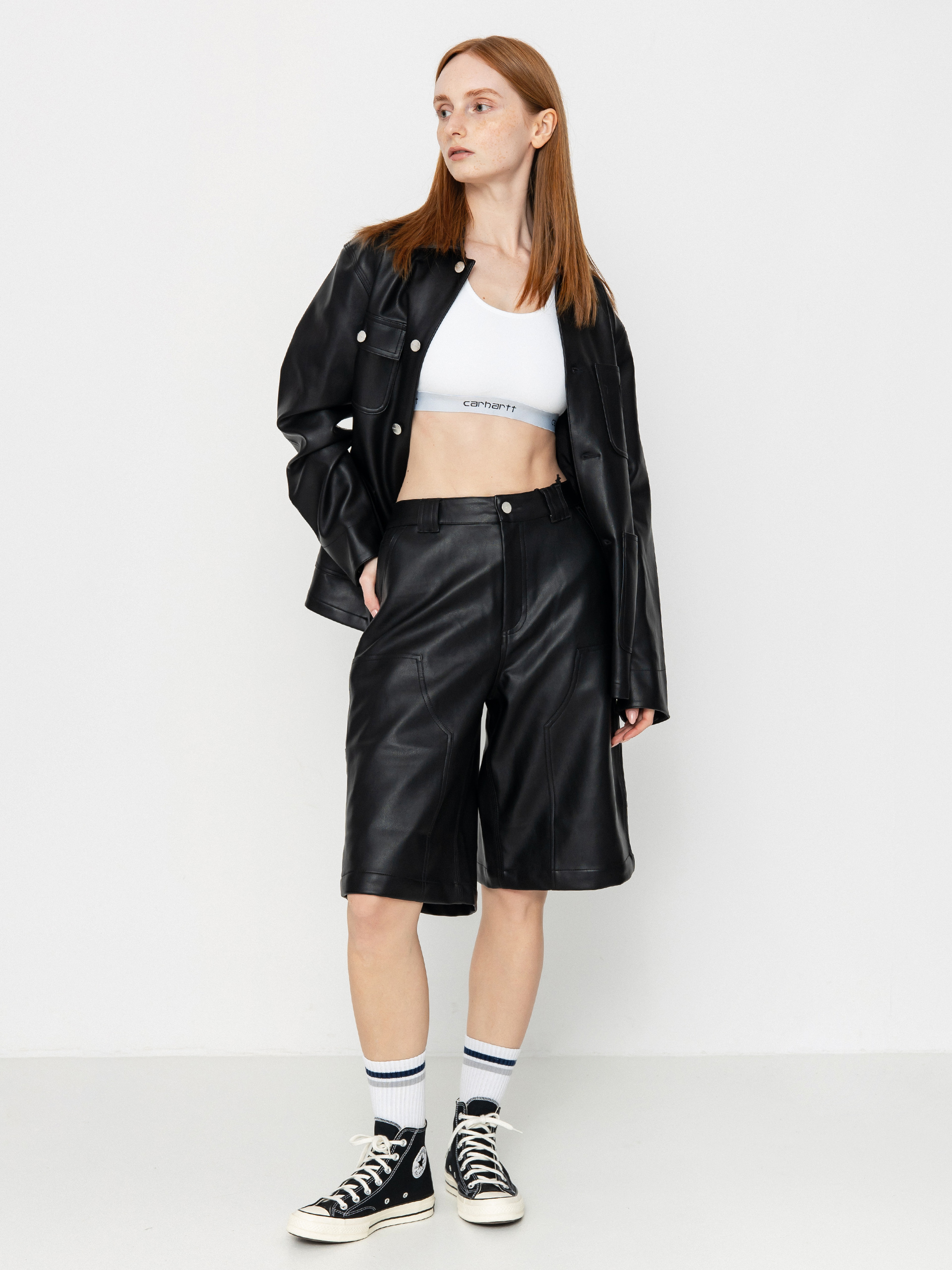 Kraťasy Carhartt WIP Norwich DK Wmn