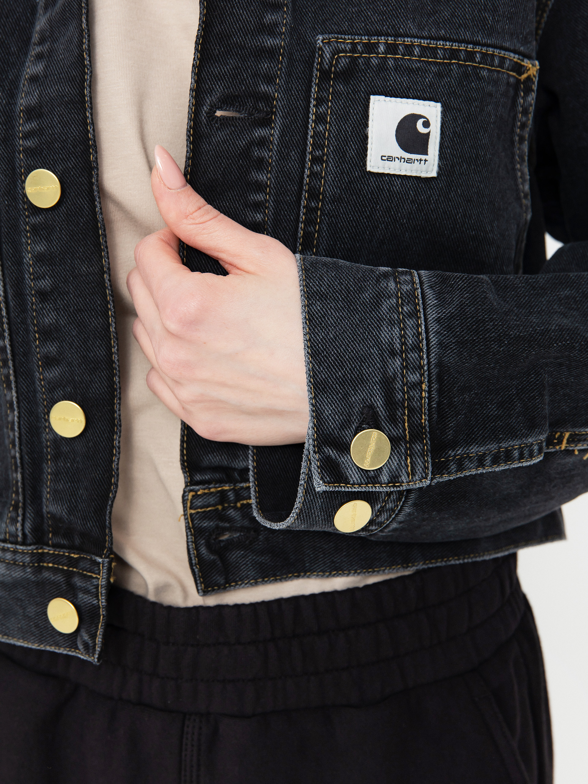 Bunda Carhartt WIP Arca Wmn (black)