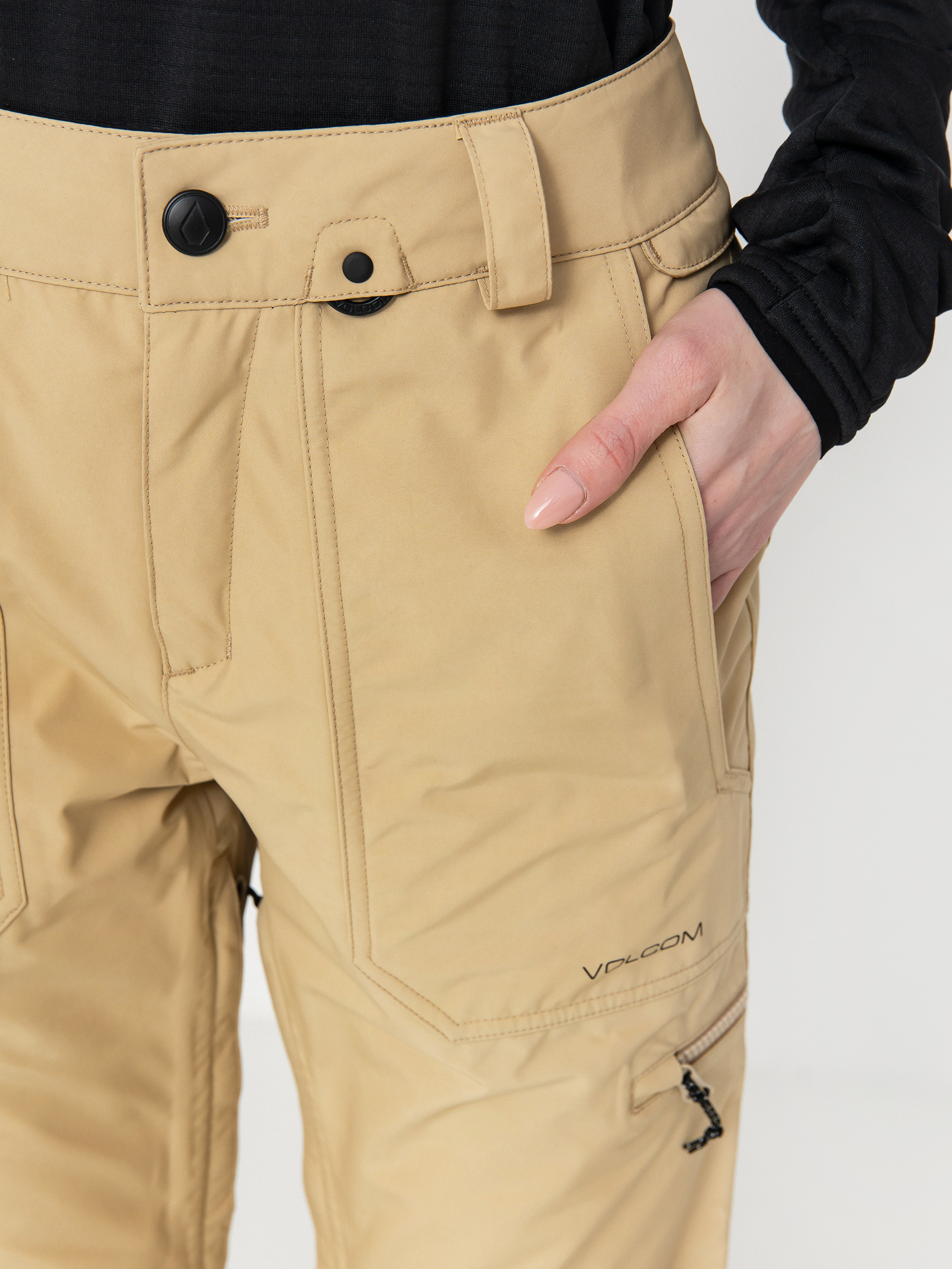 Dámske Snowboardové nohavice Volcom Knox Ins Gore Tex (sand)