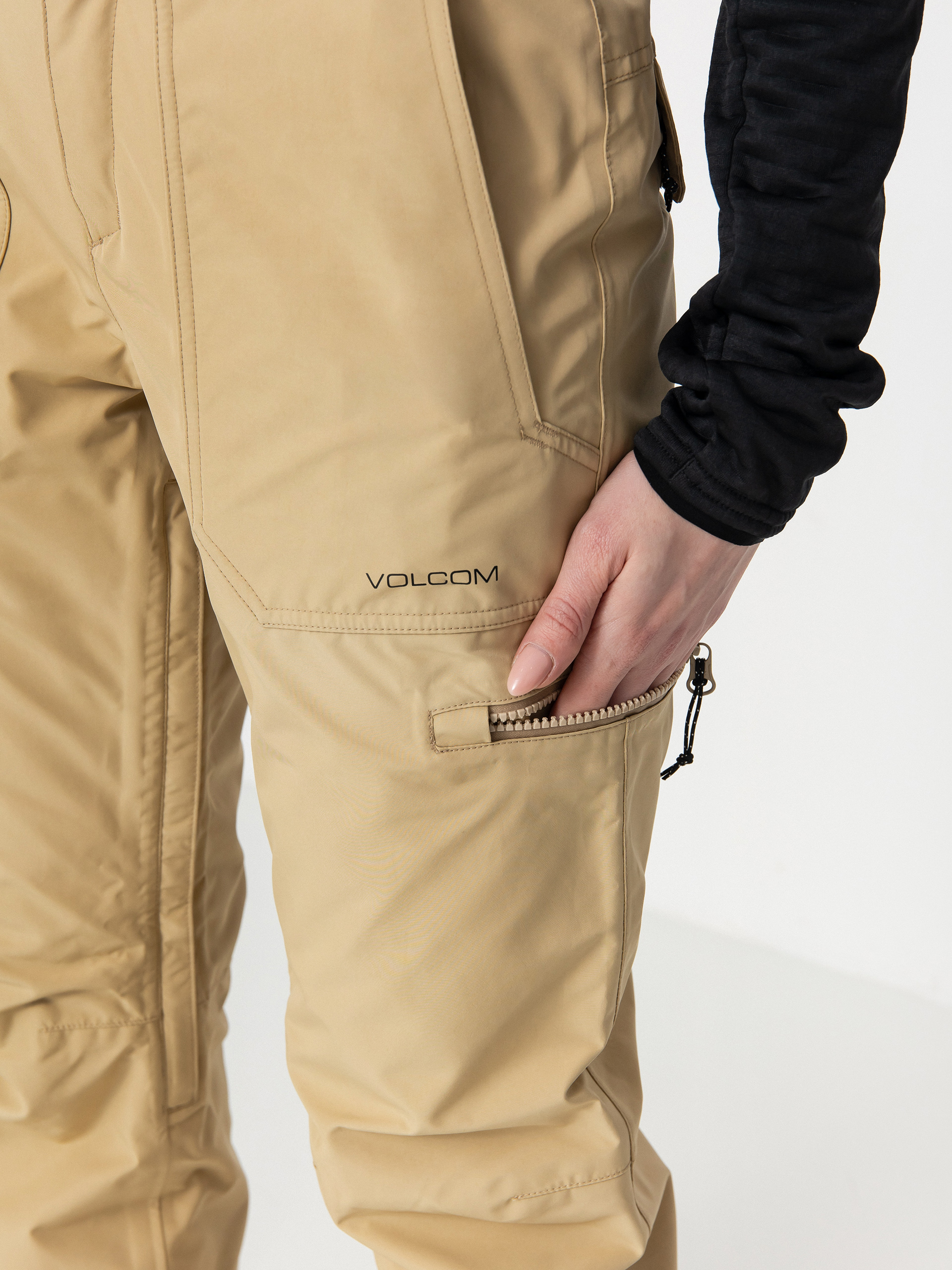 Dámske Snowboardové nohavice Volcom Knox Ins Gore Tex (sand)