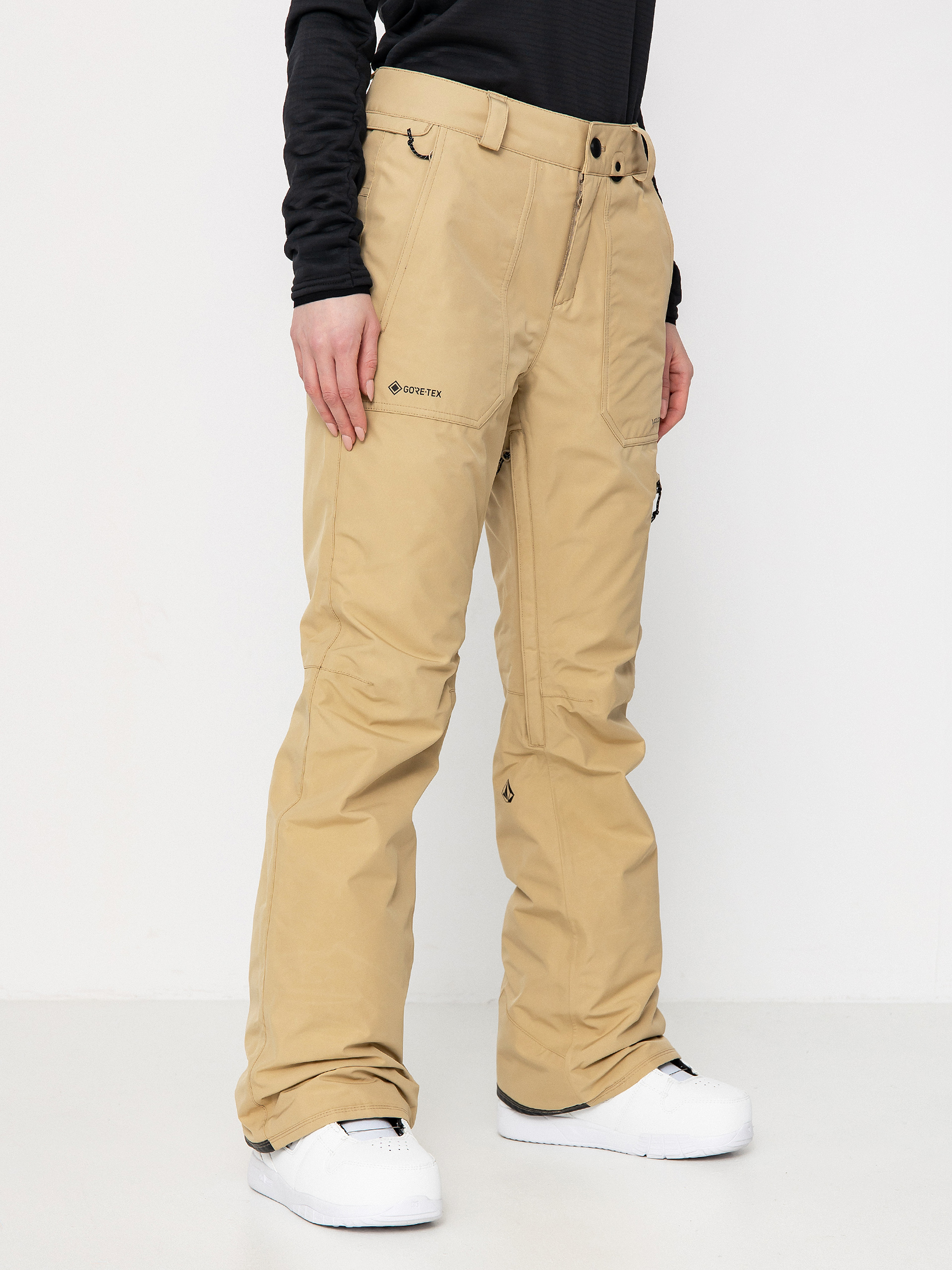 Dámske Snowboardové nohavice Volcom Knox Ins Gore Tex (sand)