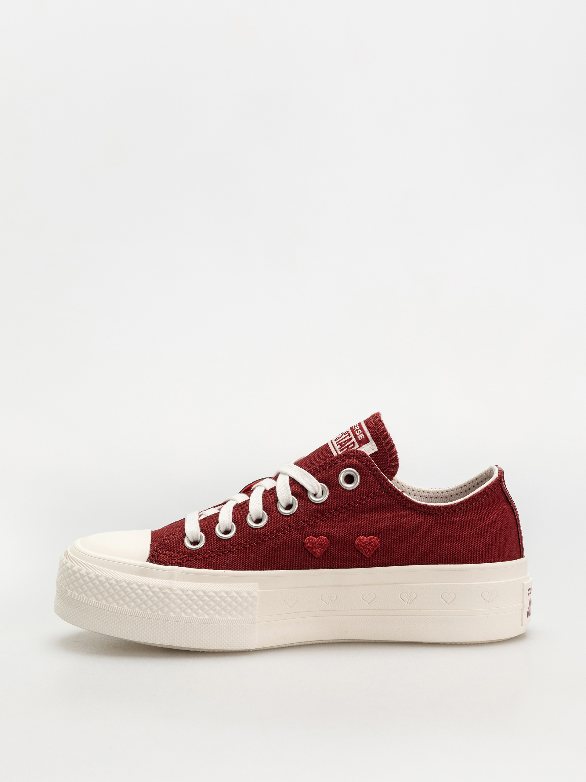 Tenisky Converse Chuck Taylor All Star Lift Ox Wmn (park red/vintage white/egret)