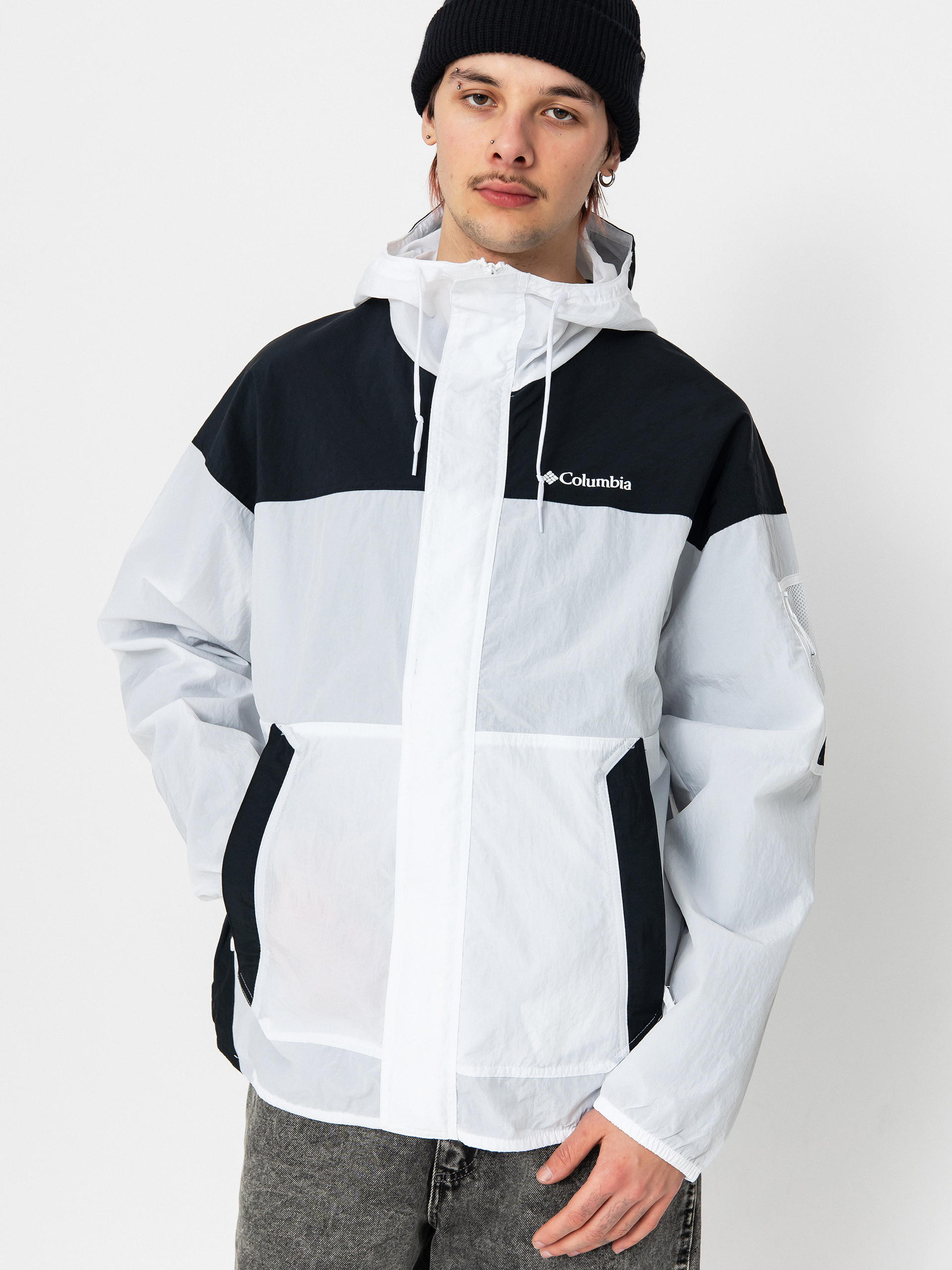 Bunda Columbia Challenger II Windbreaker (white/black)