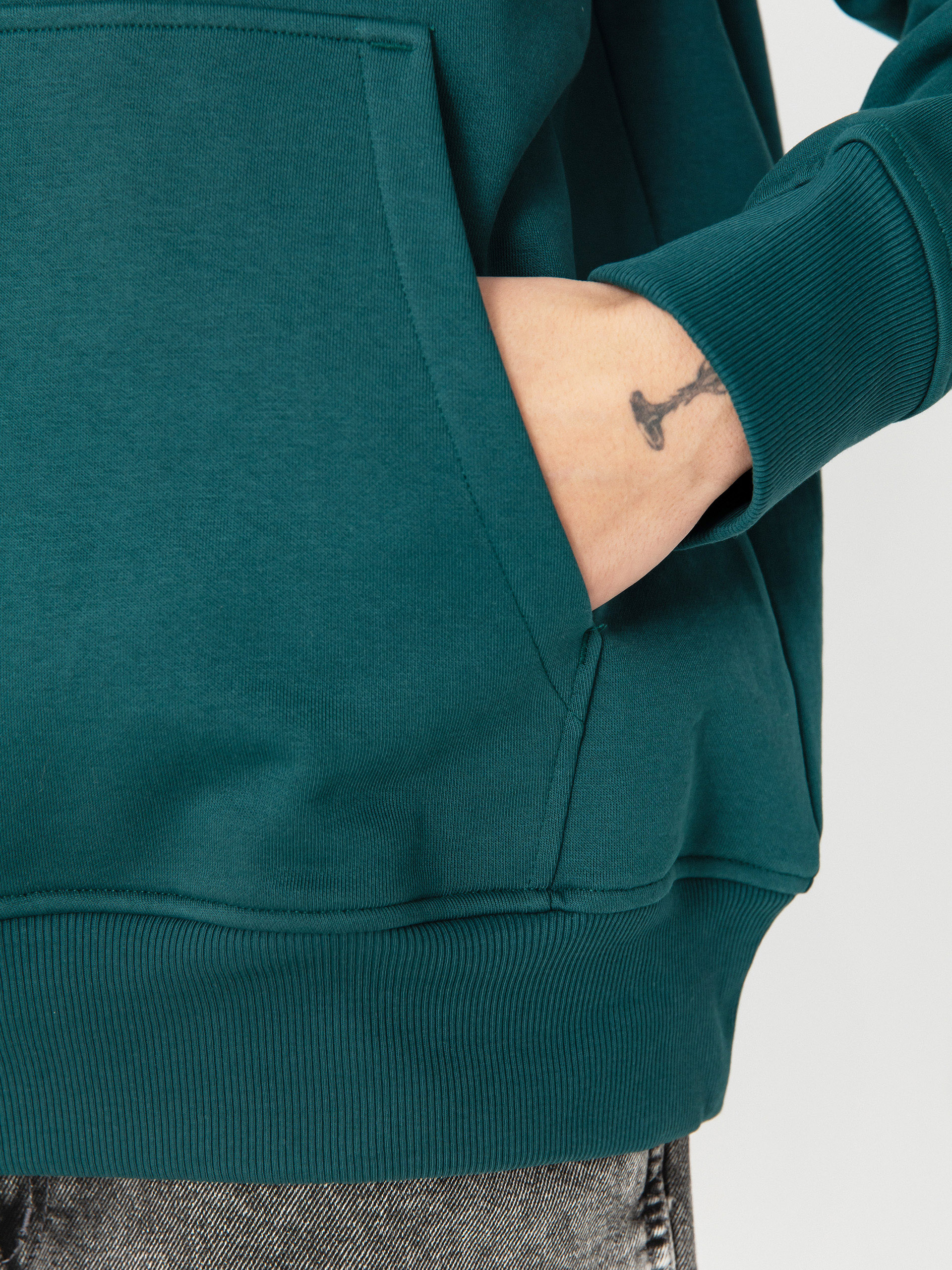 Mikina s kapucňou The North Face Raglan Box Nse HD (deep nori/estate blue)