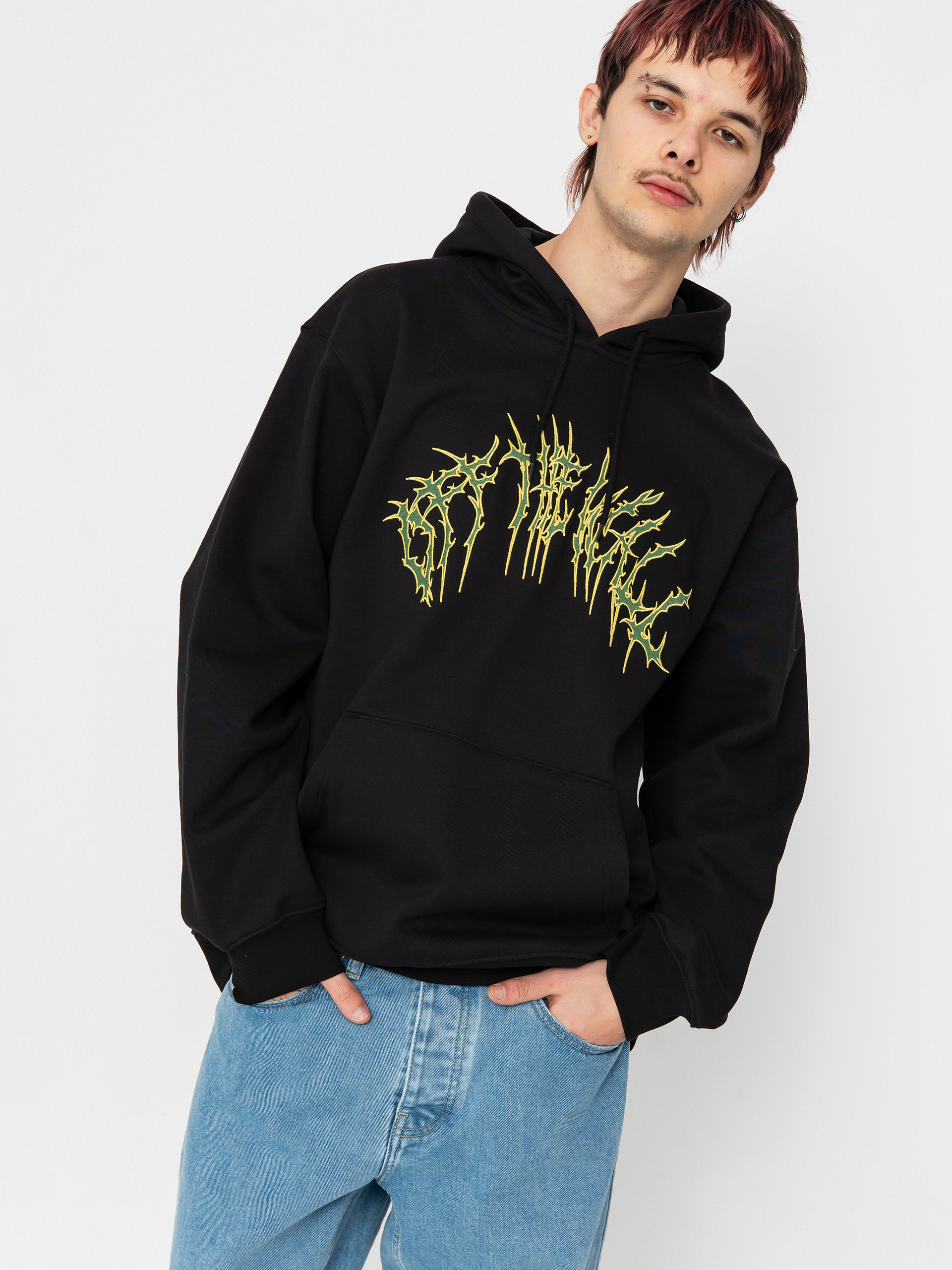 Mikina s kapucňou Vans Metal Arch HD (black)