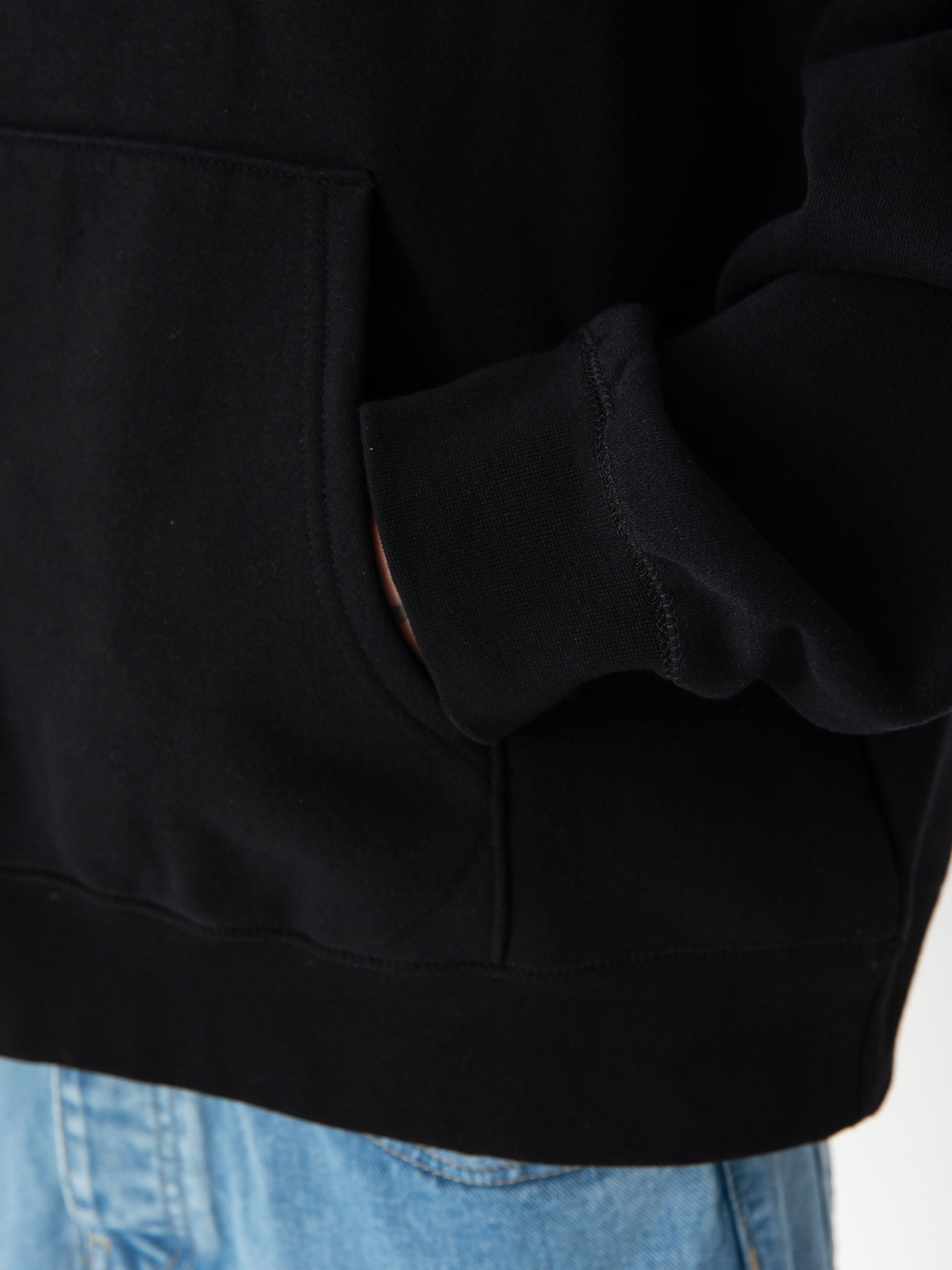 Mikina s kapucňou OBEY Established Works Bold II HD (black)