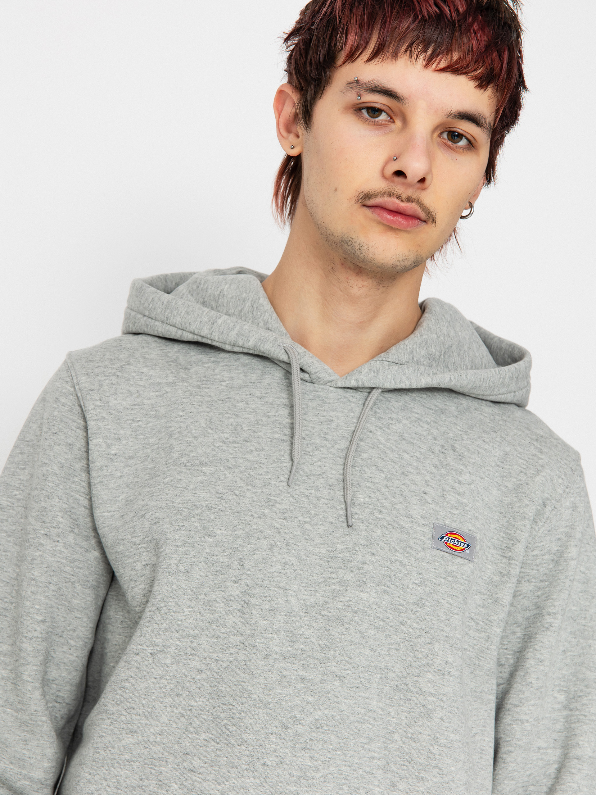 Mikina s kapucňou Dickies Oakport HD (heather grey)