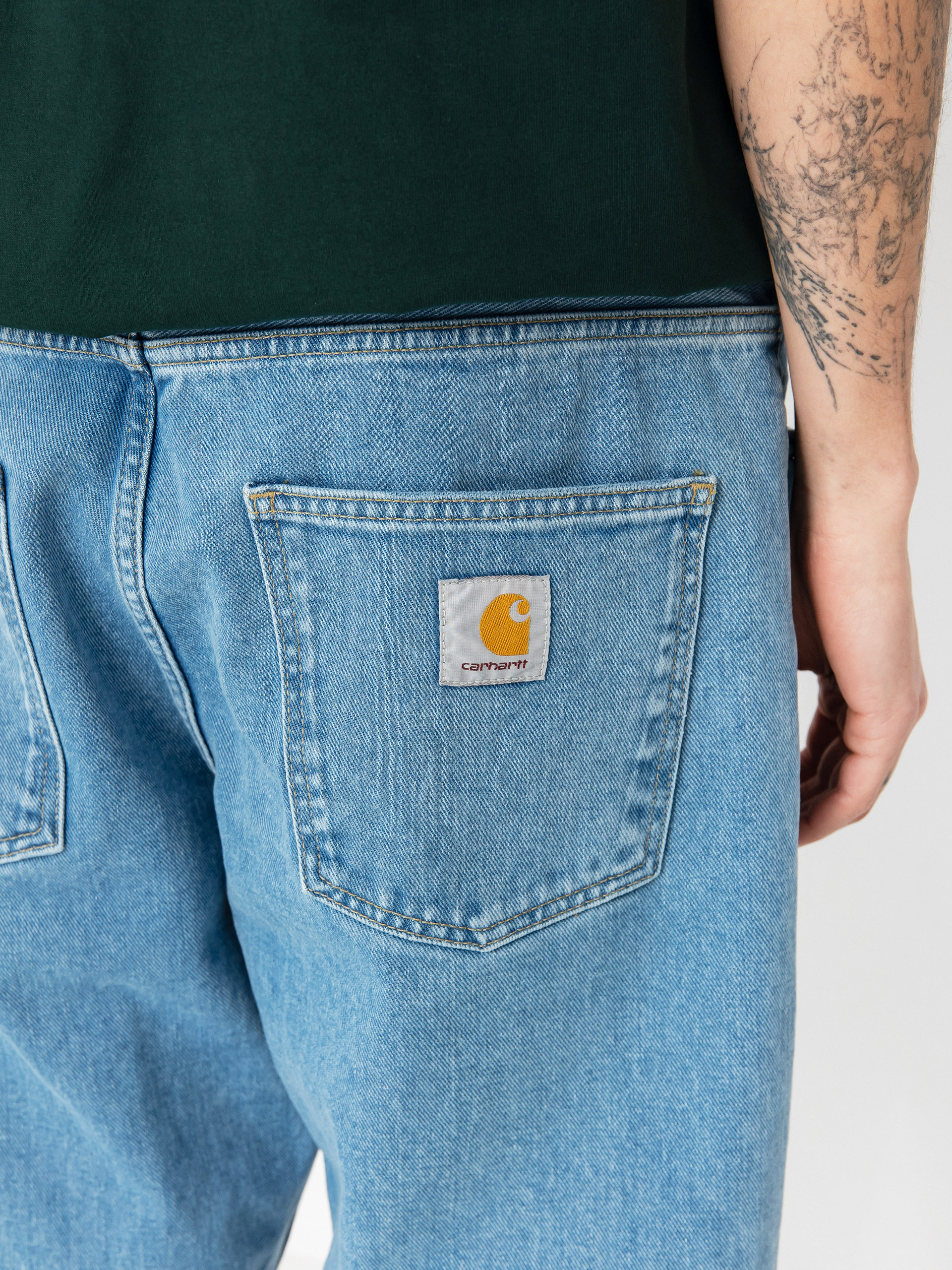 Nohavice Carhartt WIP Newel (blue)