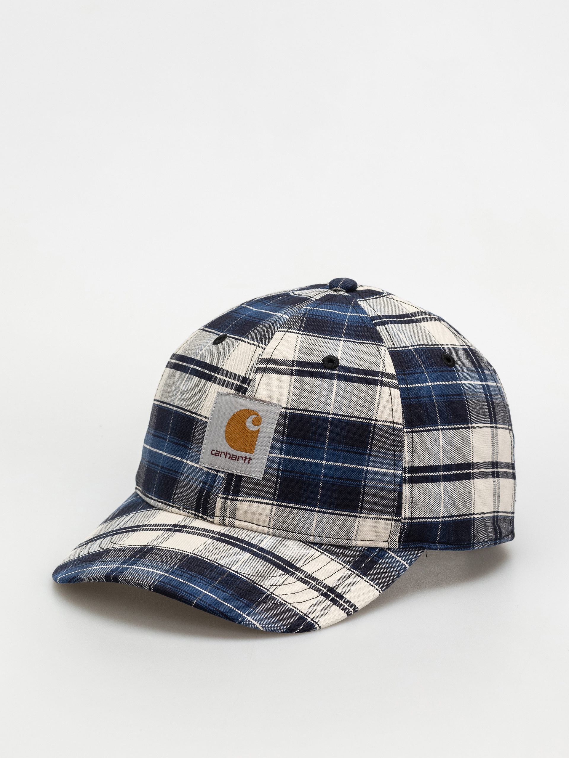 Šiltovka Carhartt WIP Tarbell (tarbell check/dark navy/white)