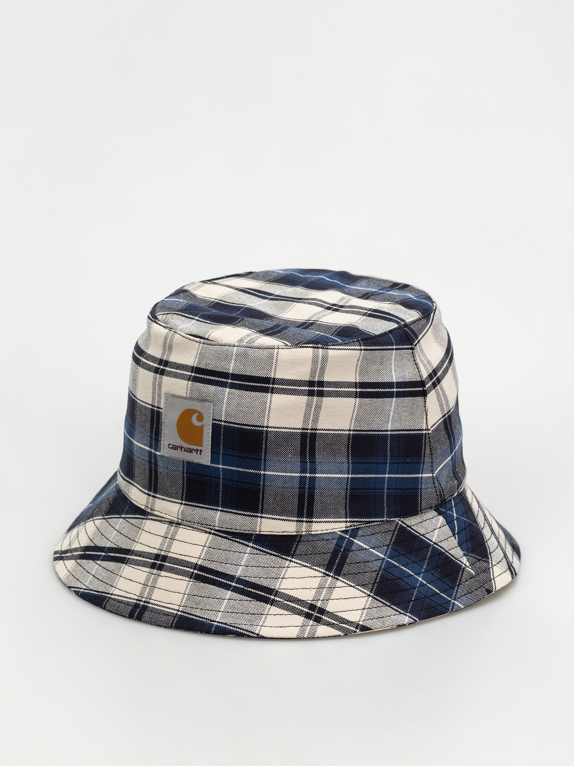 Klobúk Carhartt WIP Tarbell Bucket Wmn (tarbell check/dark navy/white)