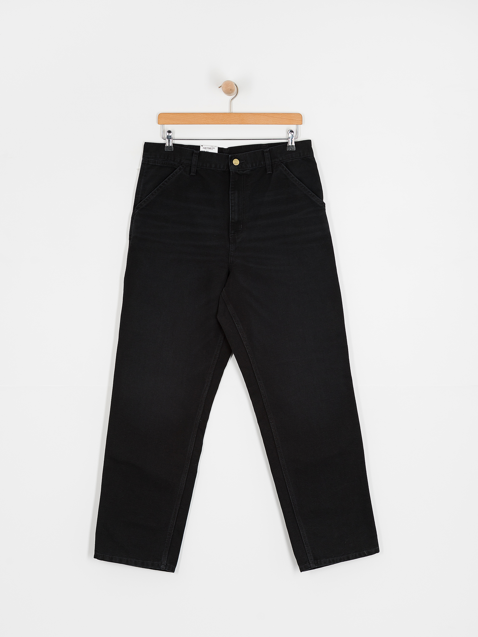 Nohavice Carhartt WIP Single Knee (black)