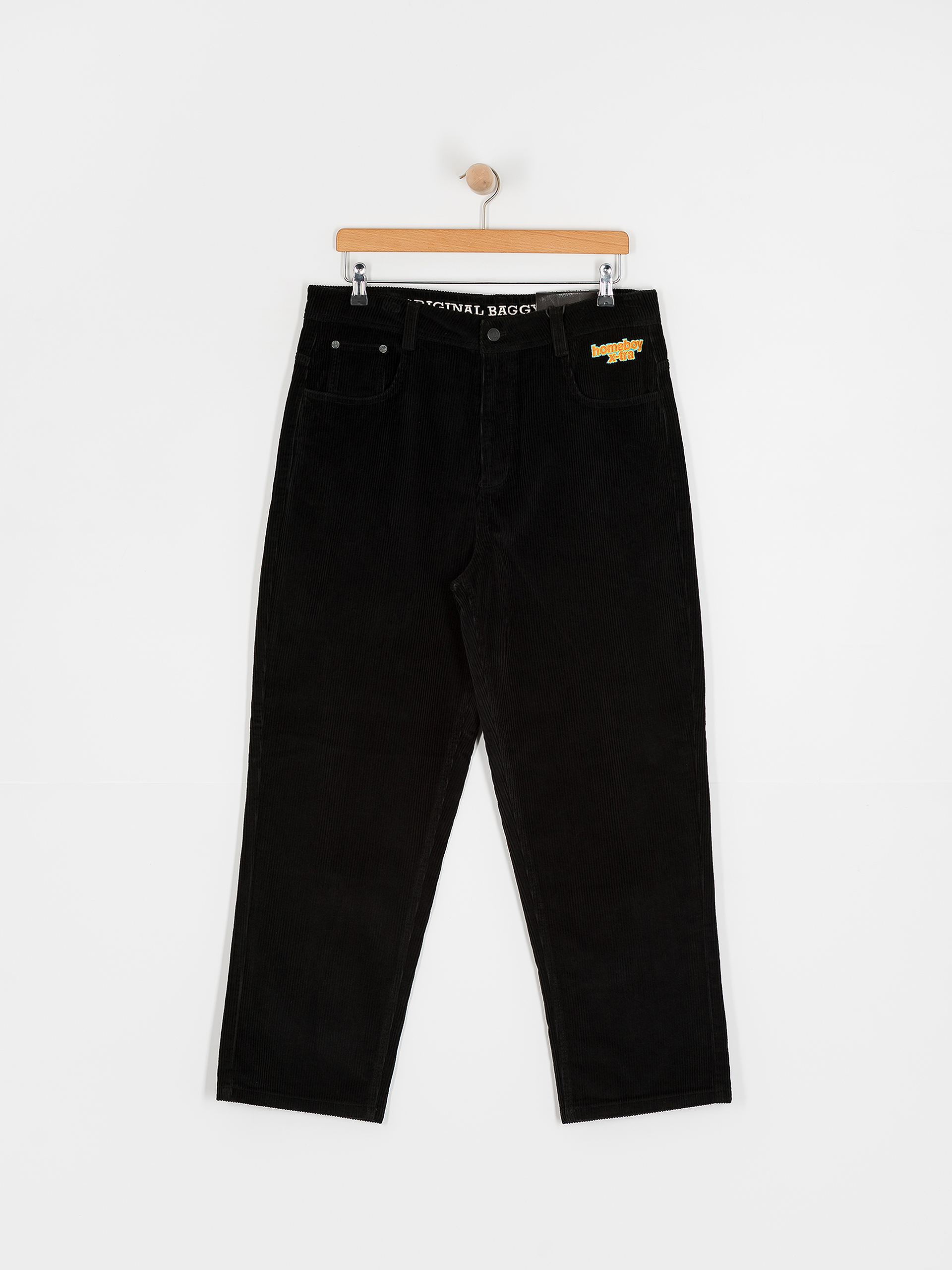 Nohavice Homeboy X Tra Baggy Cord Pants (black)