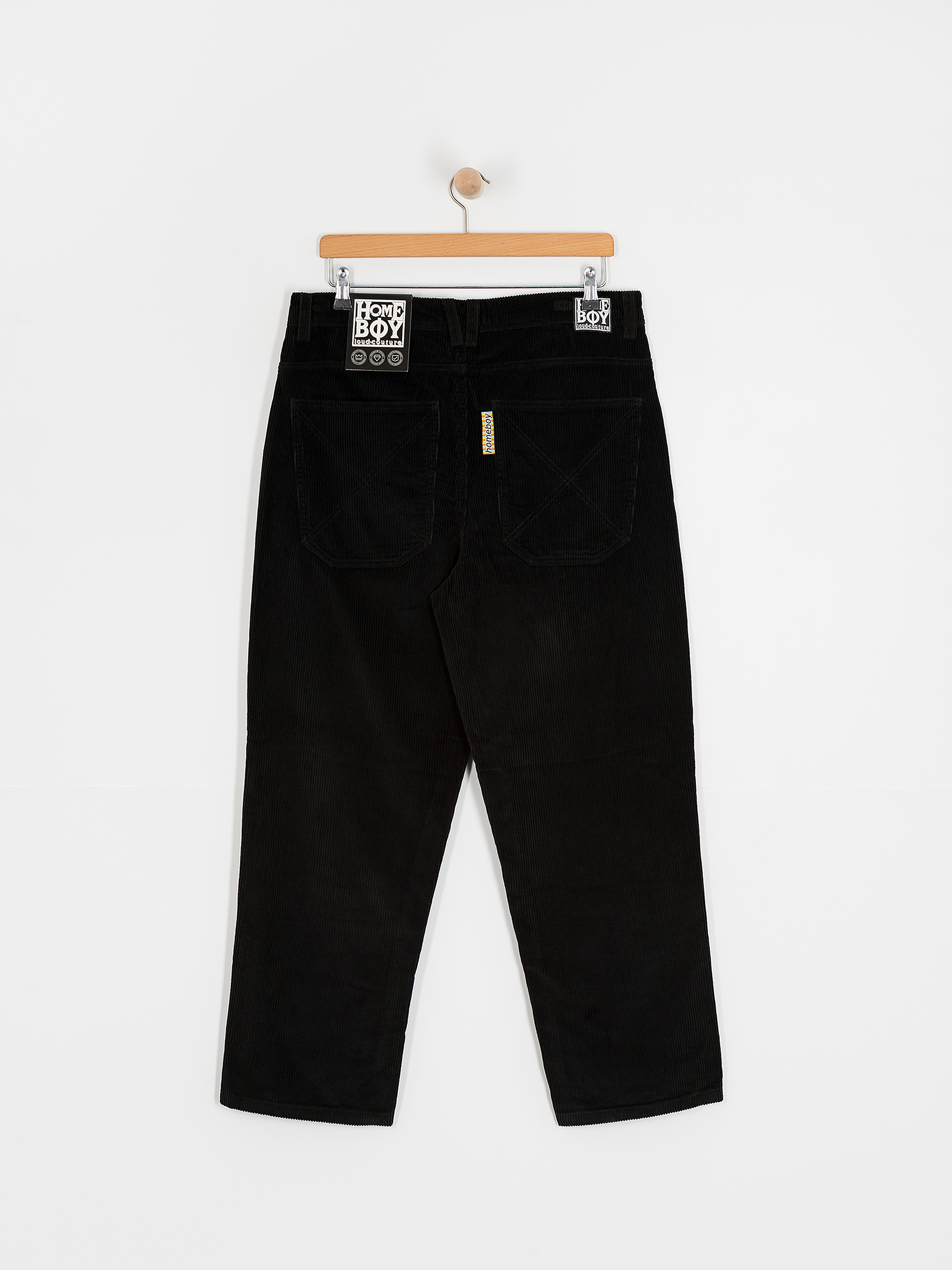 Nohavice Homeboy X Tra Baggy Cord Pants (black)