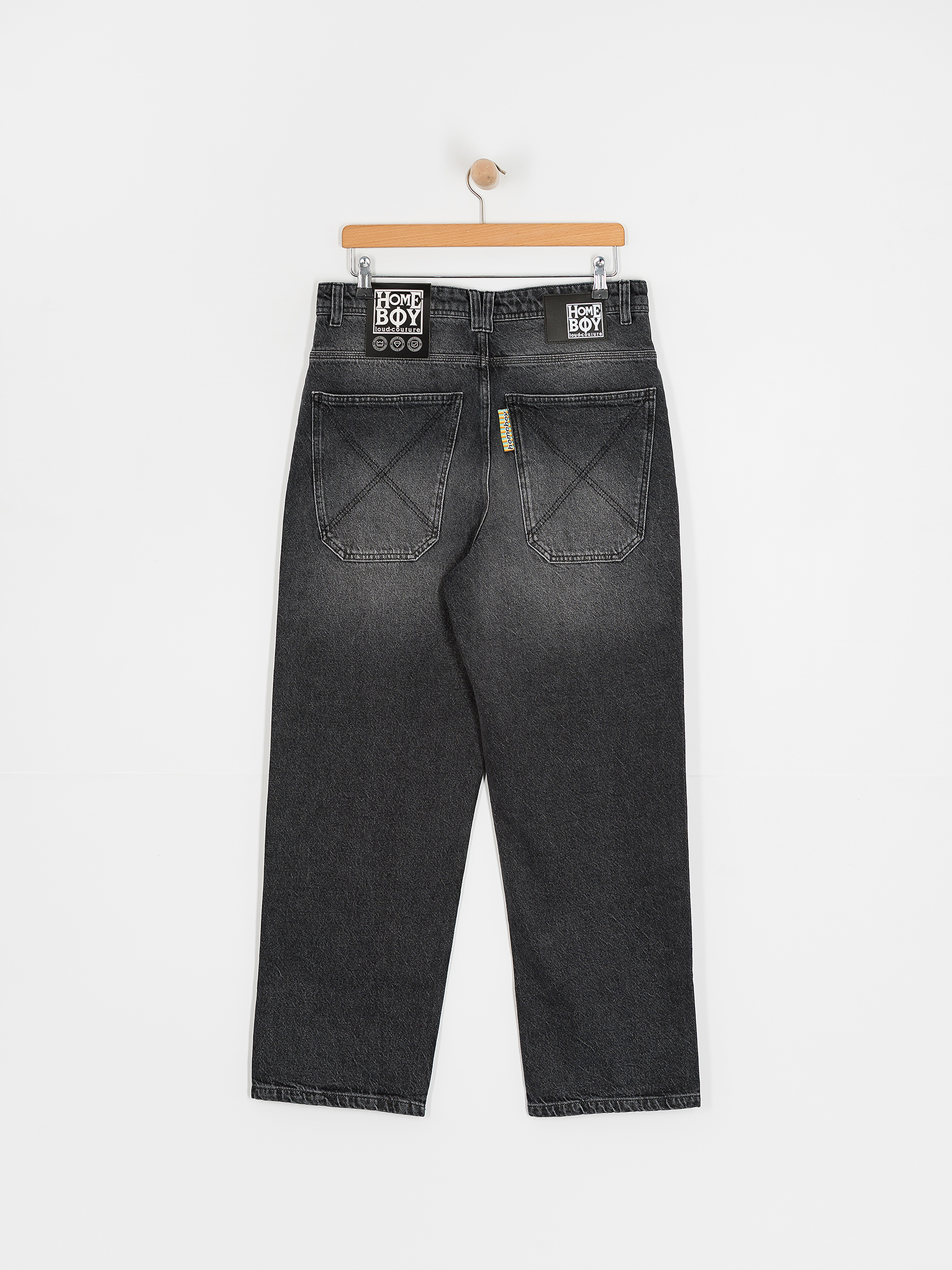 Nohavice Homeboy X Tra Baggy Vintage Denim (vintage black)
