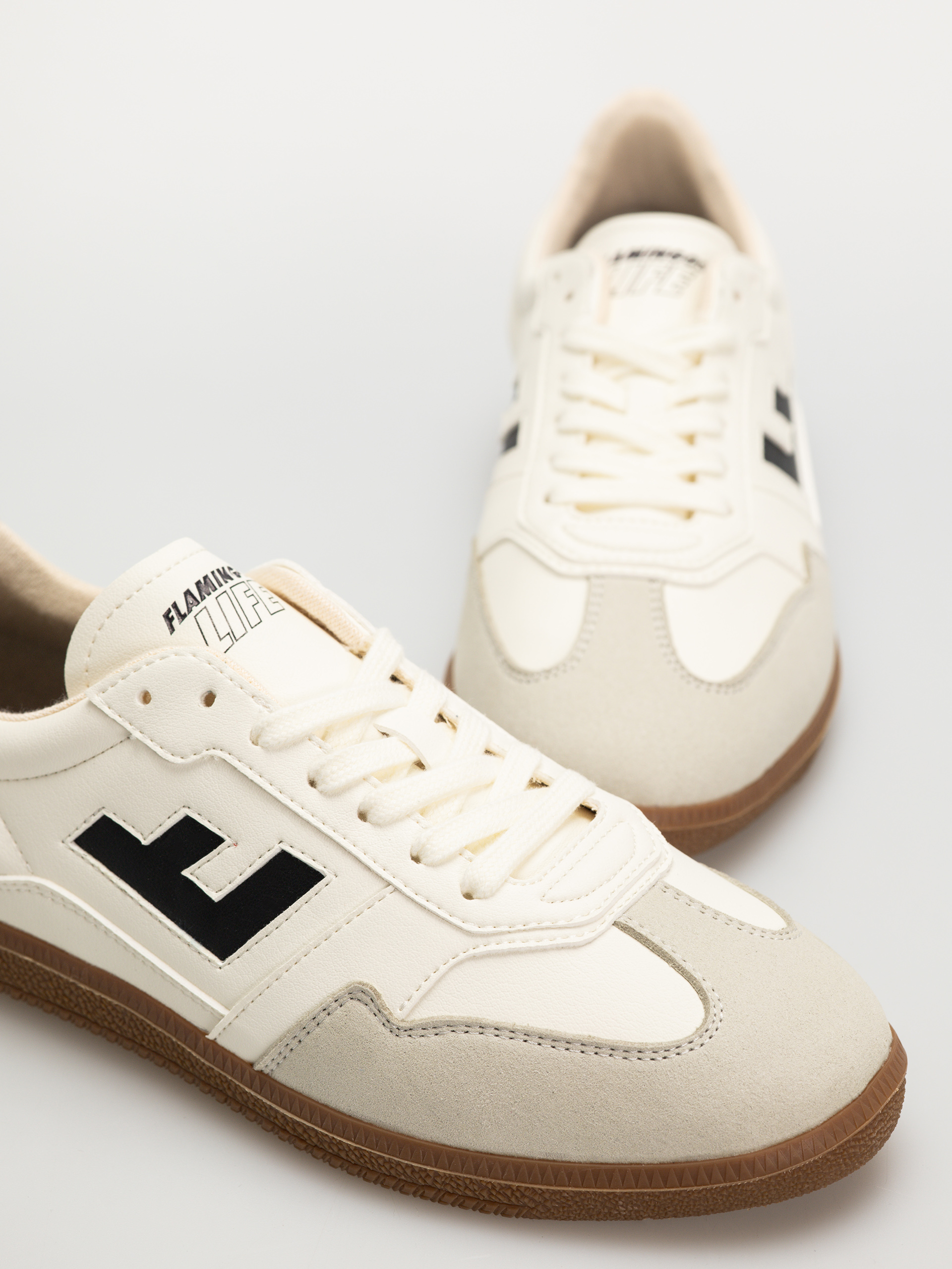 Topánky Flamingos Life Burela Slim (panna black)