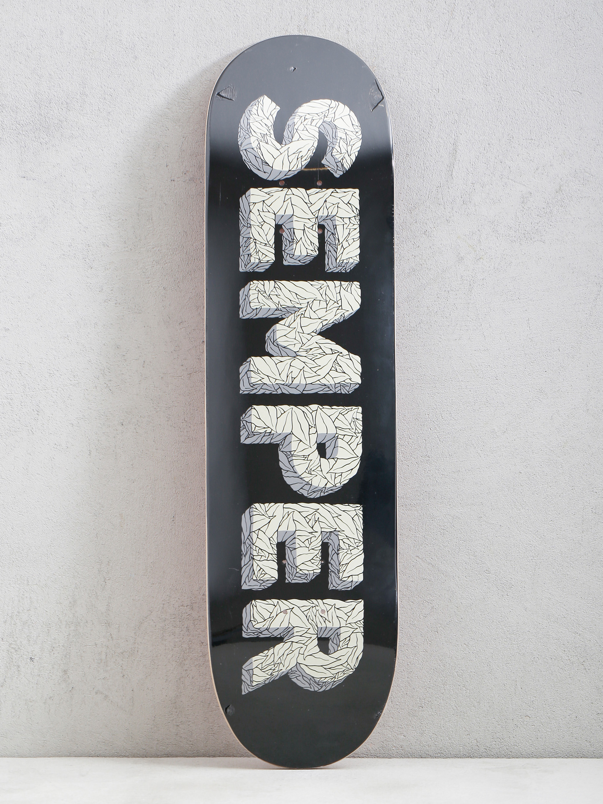 Doska Semper Skateboards Leaf (black/grey)