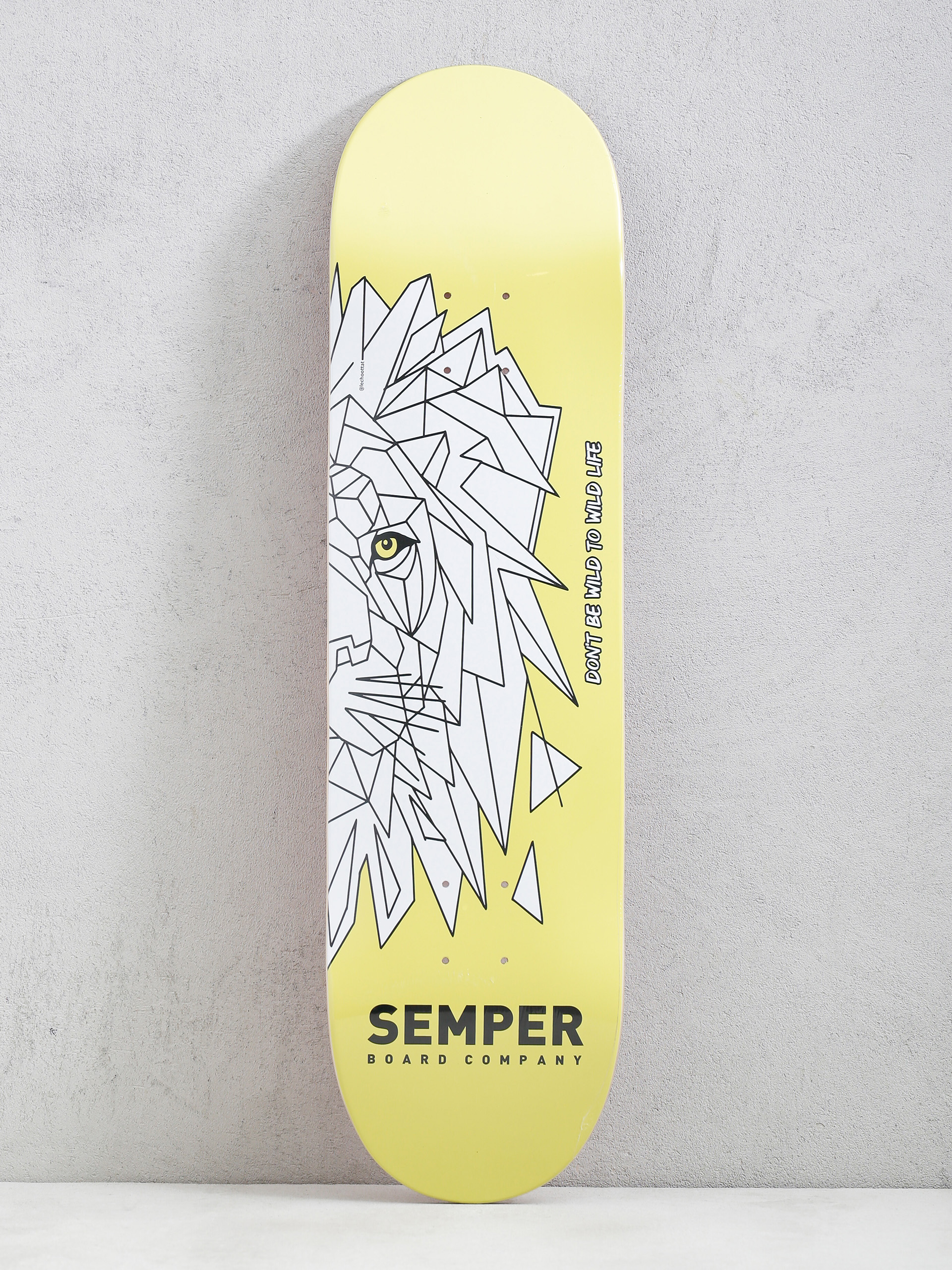 Doska Semper Skateboards Lion (yellow)