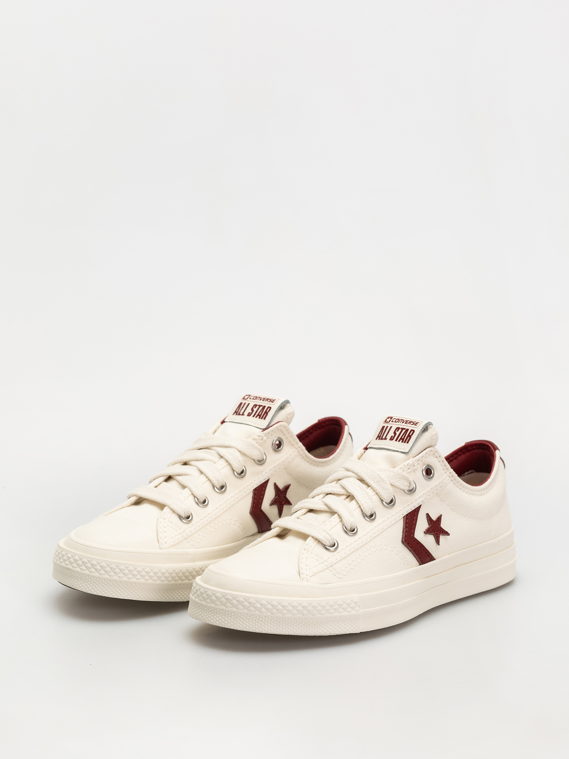 Topánky Converse Star Player 76 Ox (egret/egret/park red)