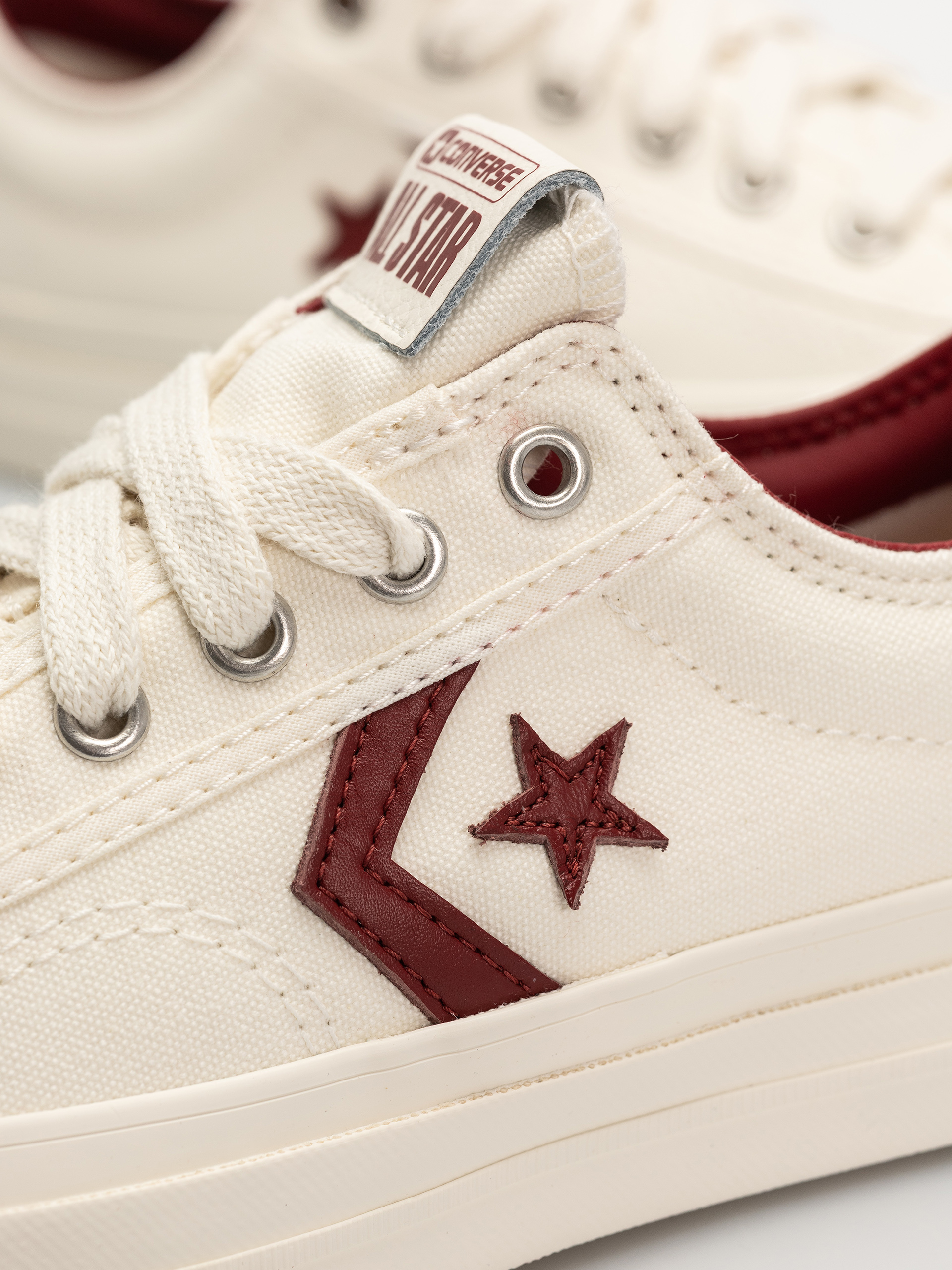 Topánky Converse Star Player 76 Ox (egret/egret/park red)